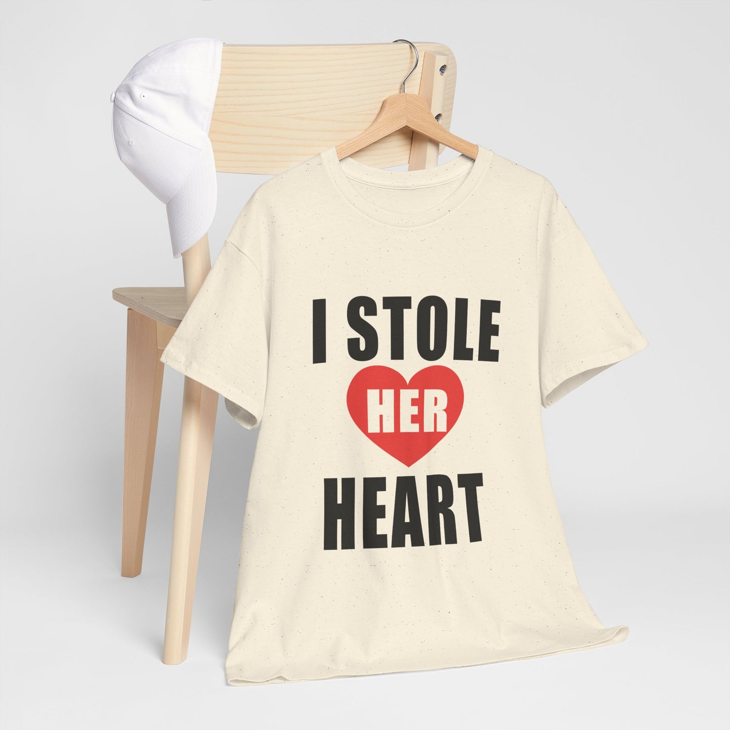 I Stole Her Heart,  Romantic Valentine Tee for Couples, A Part