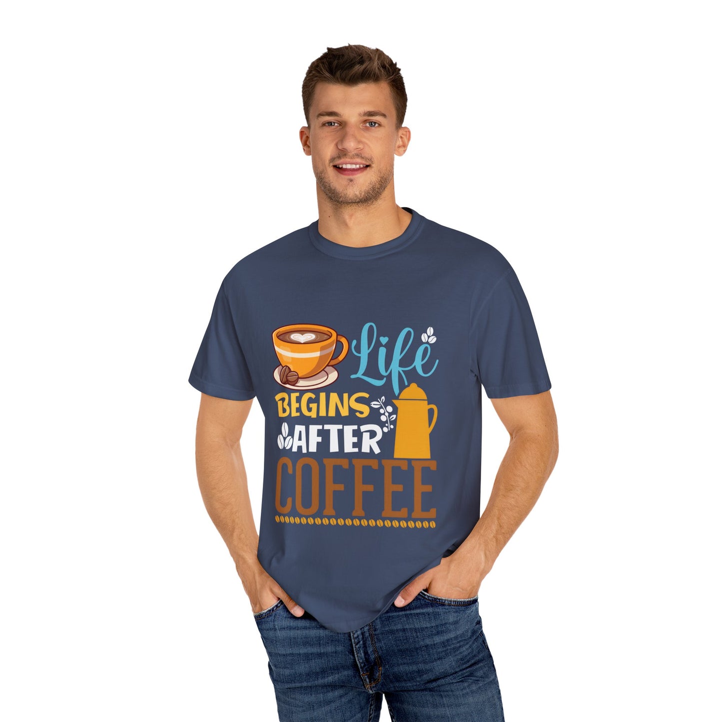 Unisex Life Begins After Coffee T-Shirt - Perfect for Coffee Lovers