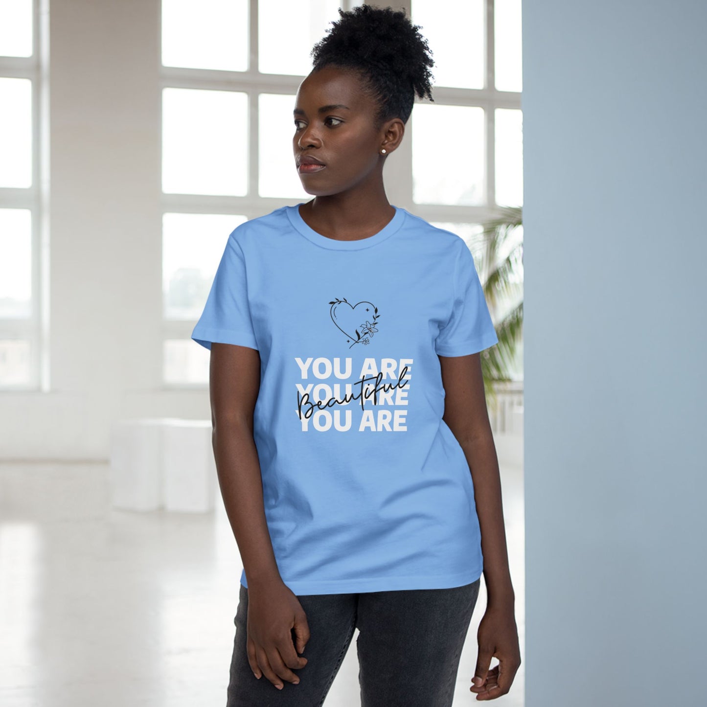 You Are Beautiful Women’s Maple Tee