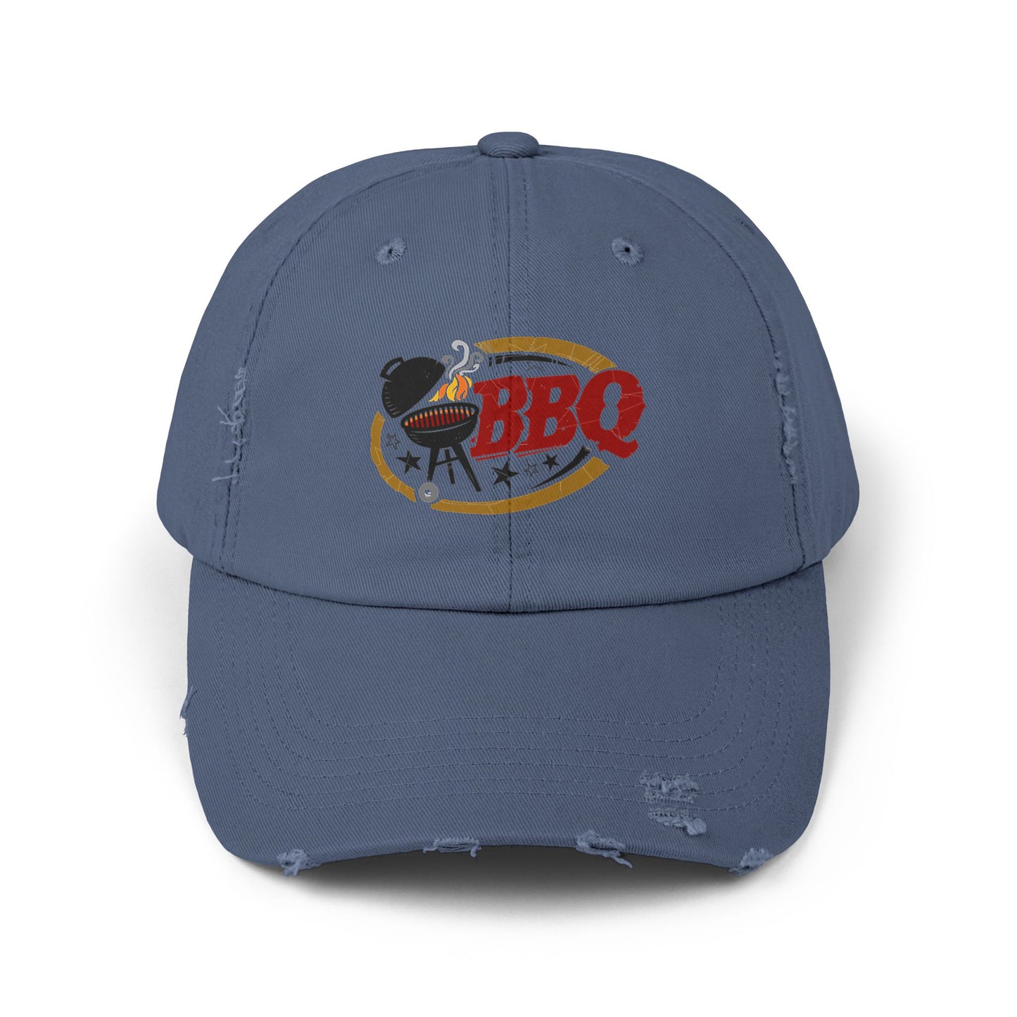 Unisex Distressed BBQ Cap - Perfect for Grill Lovers