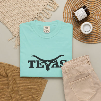 Texas Unisex Garment-Dyed T-Shirt - Cool Western Vibe for Everyday Wear