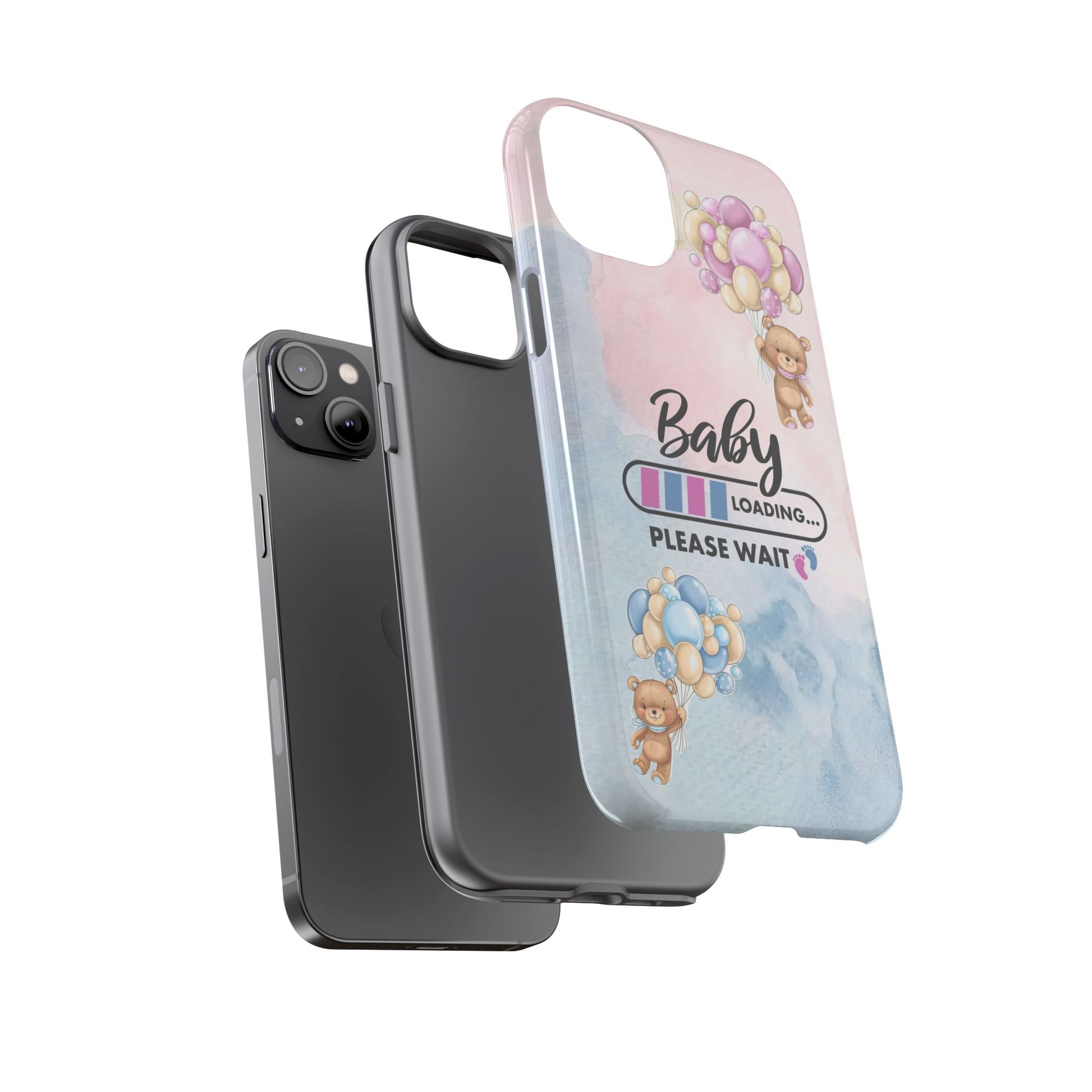 Cute Baby Loading Phone Case for iPhone - Maternity Cover for Pregnancy Reveal or Baby Shower