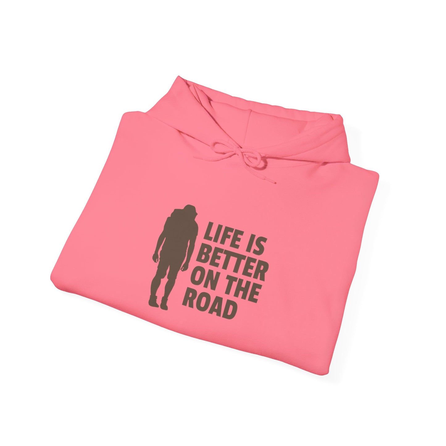 Life Is Better On The Road Unisex Heavy Blend™ Hooded Sweatshirt