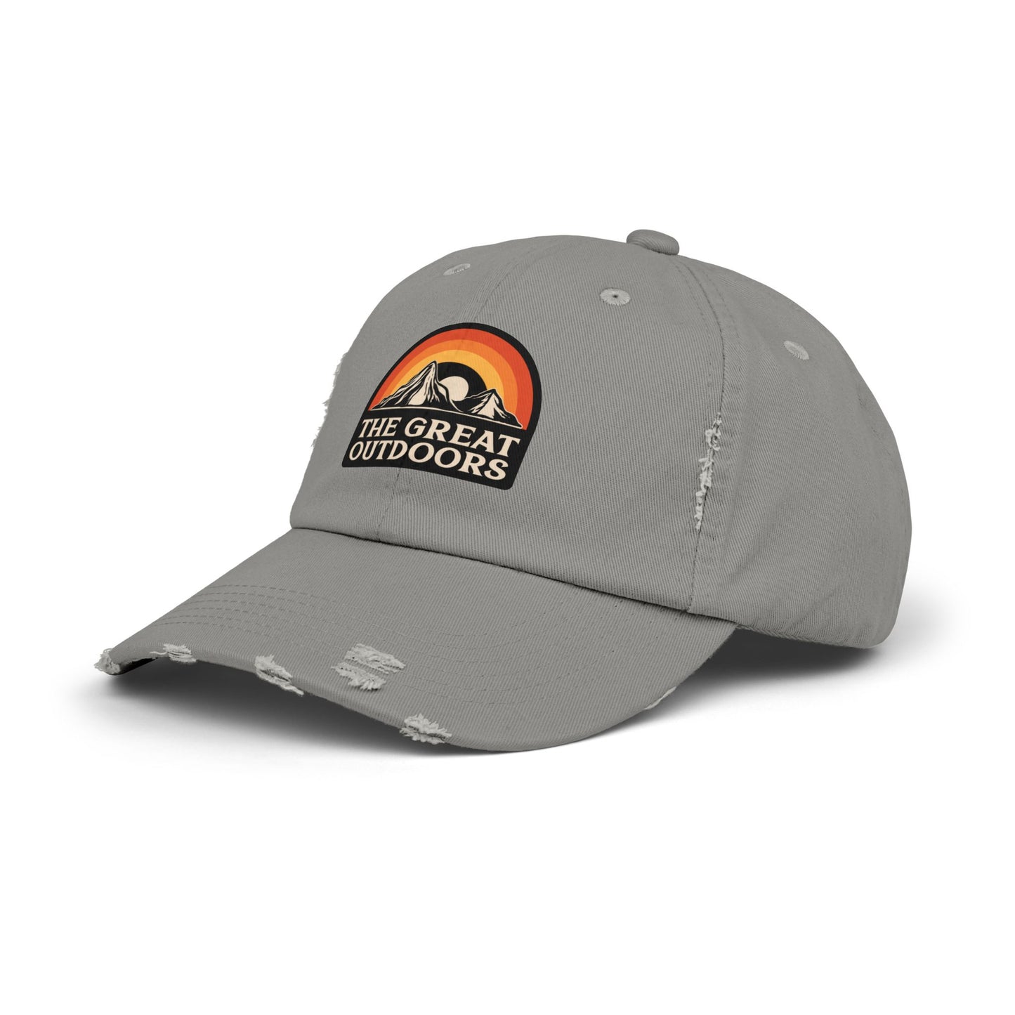 The Great Outdoors Unisex Distressed Cap