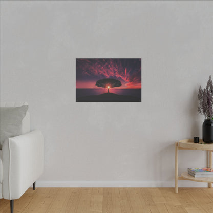Golden Hour Through the Leaves - Canvas Print