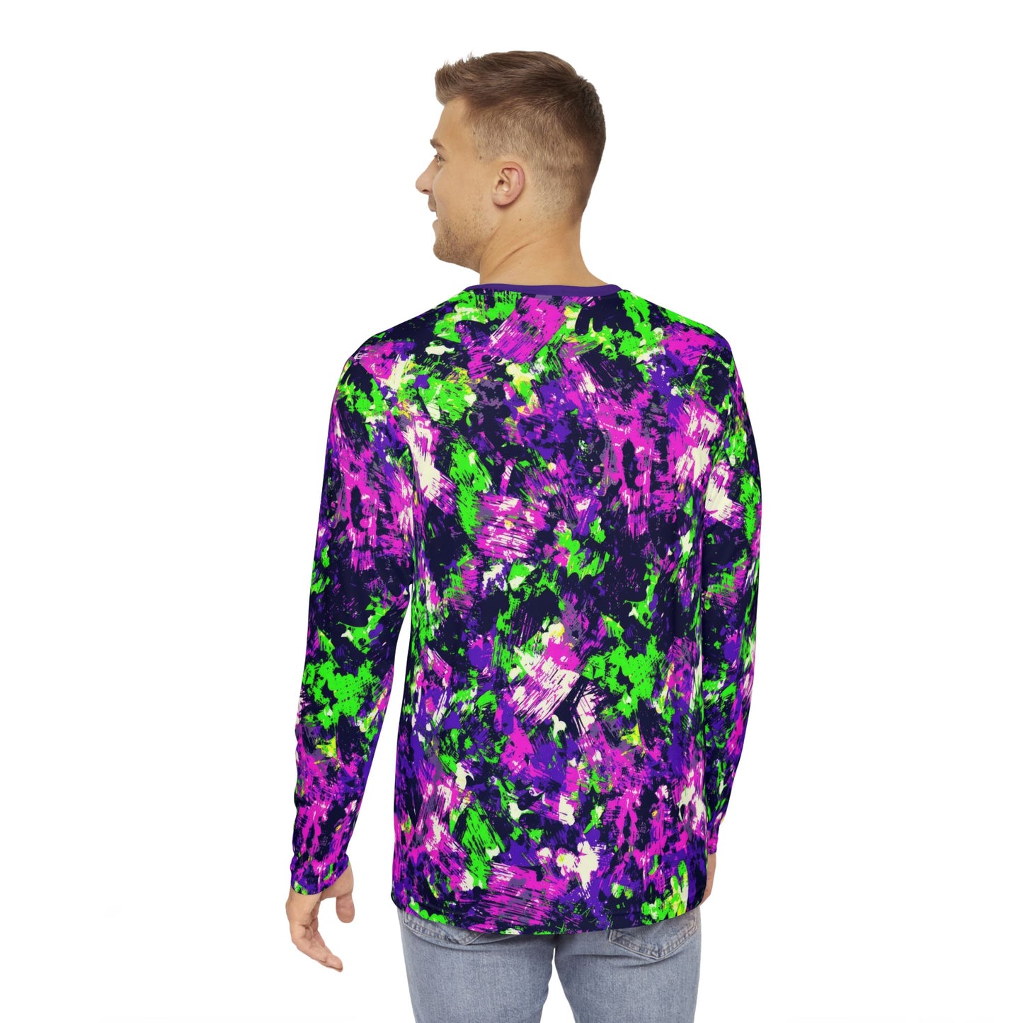 Men's Long Sleeve Shirt -  Halloween in Color Halloween Design