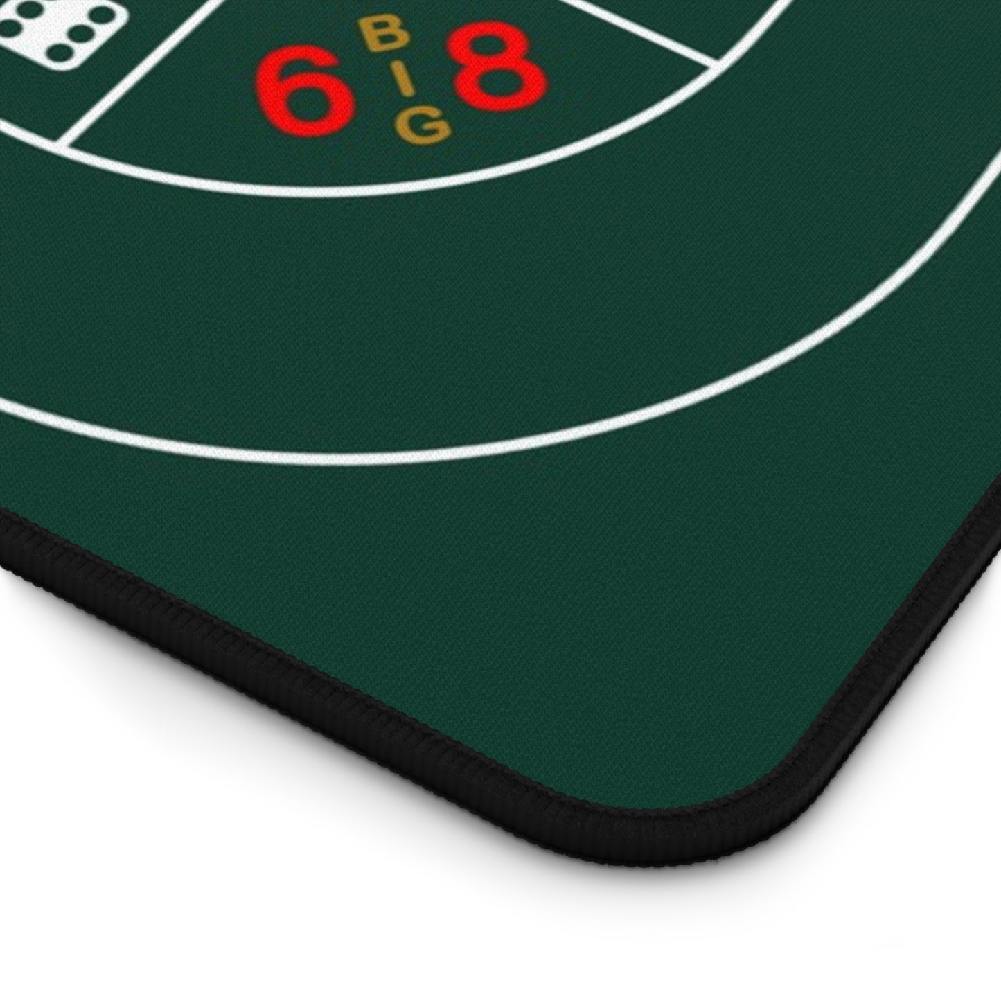 Casino Craps 2 Desk Mat — 2-in-1 Gaming Surface / Green