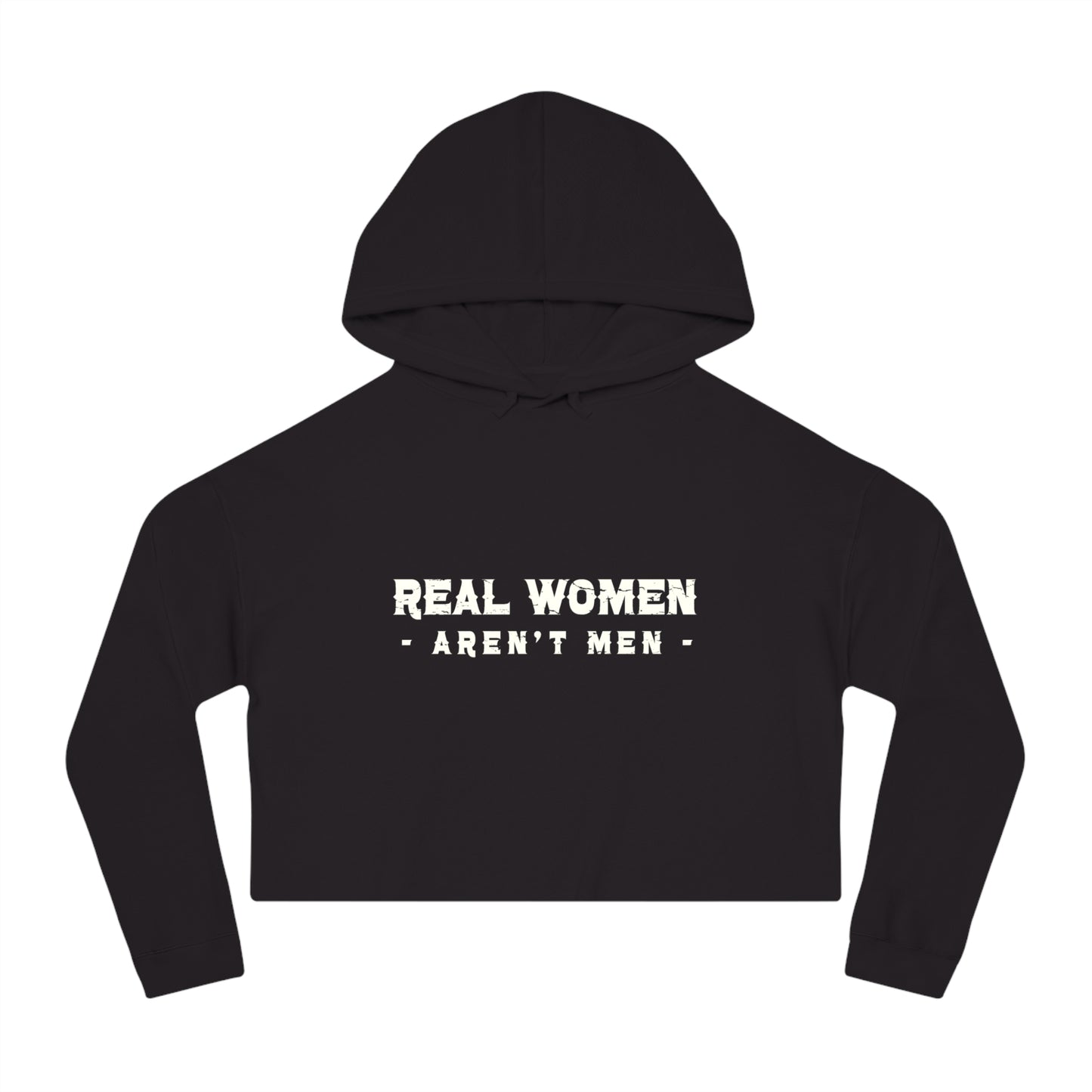 Real Women Women’s Cropped Hooded Sweatshirt  80% cotton, 20% polyester