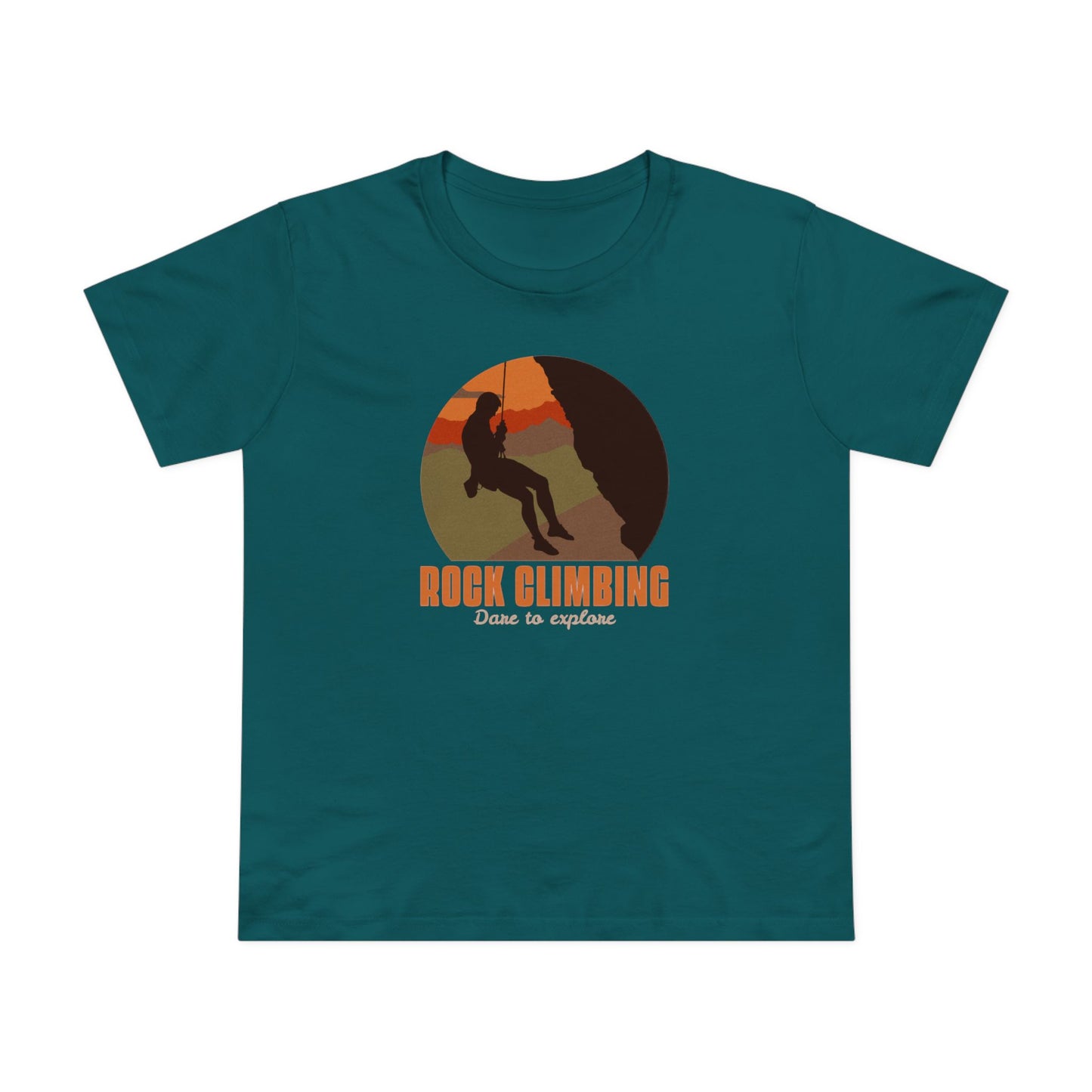 Rock Climbing Dare To Explore Women’s Maple Tee