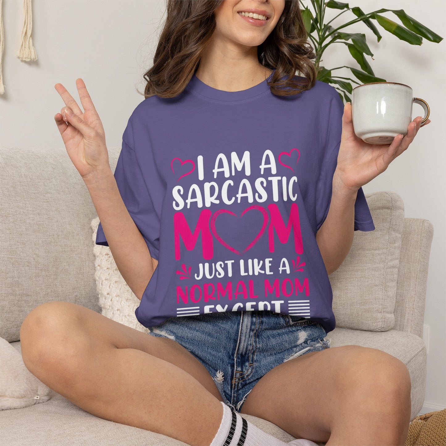 Sarcastic Mom T-shirt - Cool & Fun Gift for Mothers