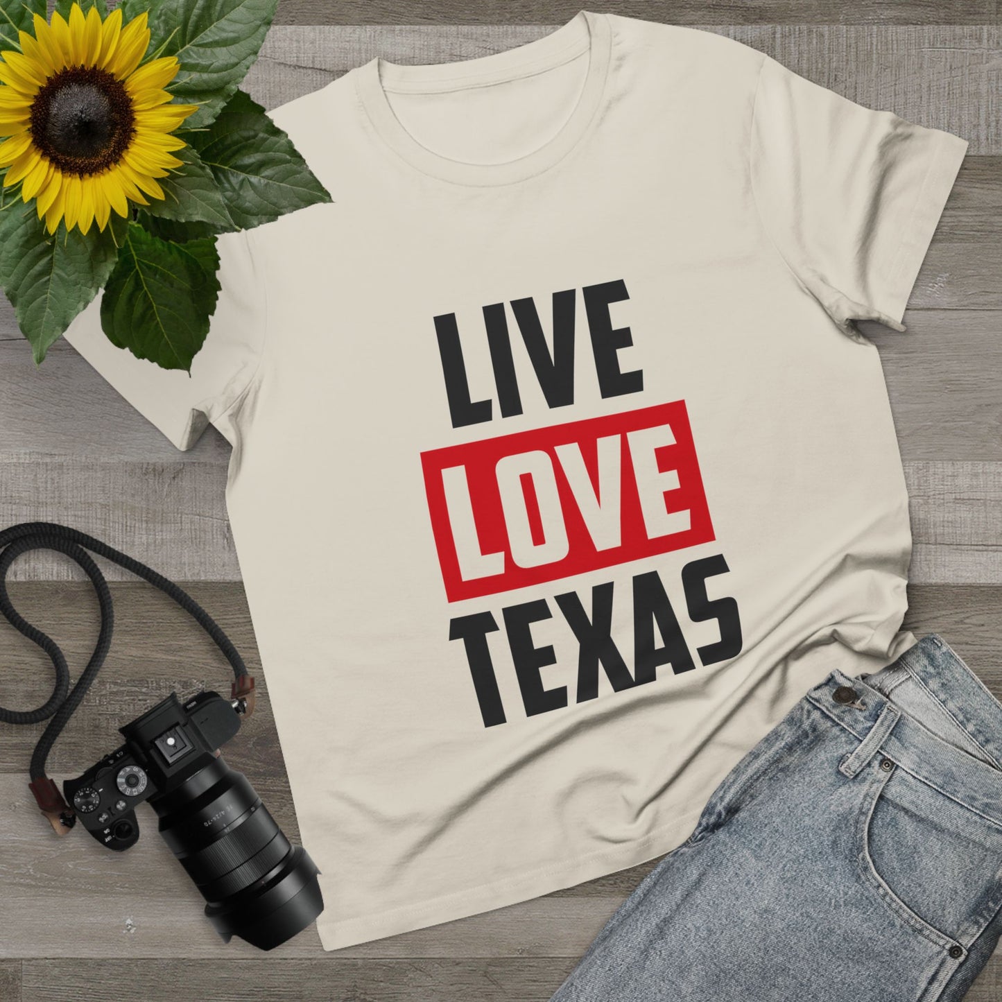 Live Love Texas Women's Tee - Casual Summer Shirt