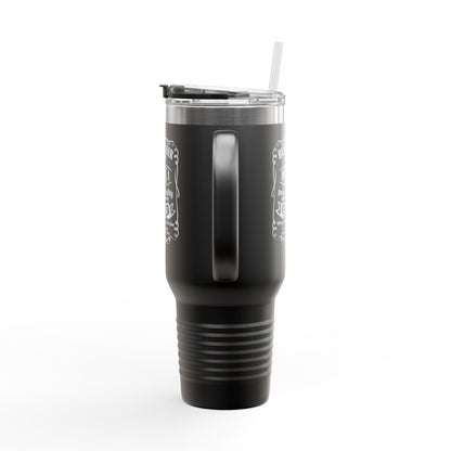 Premium Insulated Travel Mug - Best Father - 40oz Coffee Cup for Dad