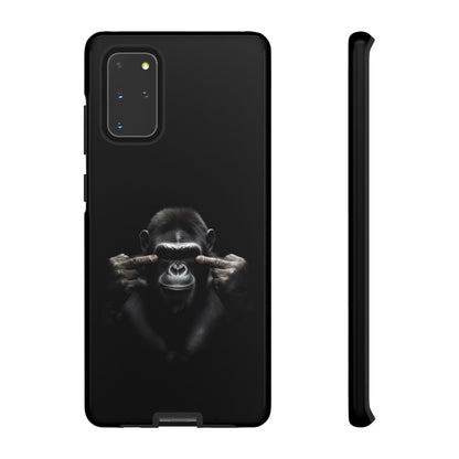 Edgy Gorilla Samsung  Phone Case - Funny Gift for Animal Lovers