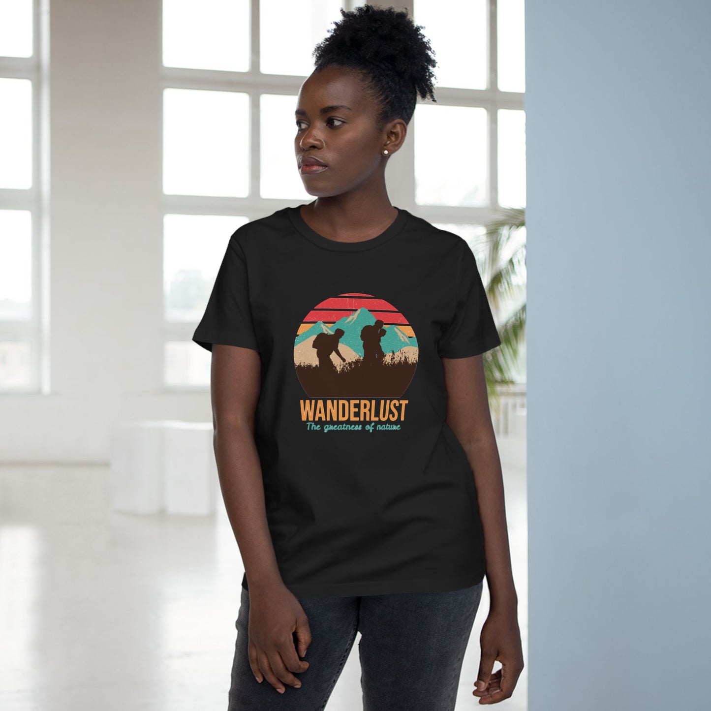 Wanderlust The Greatness Of Nature  Women’s Maple Tee