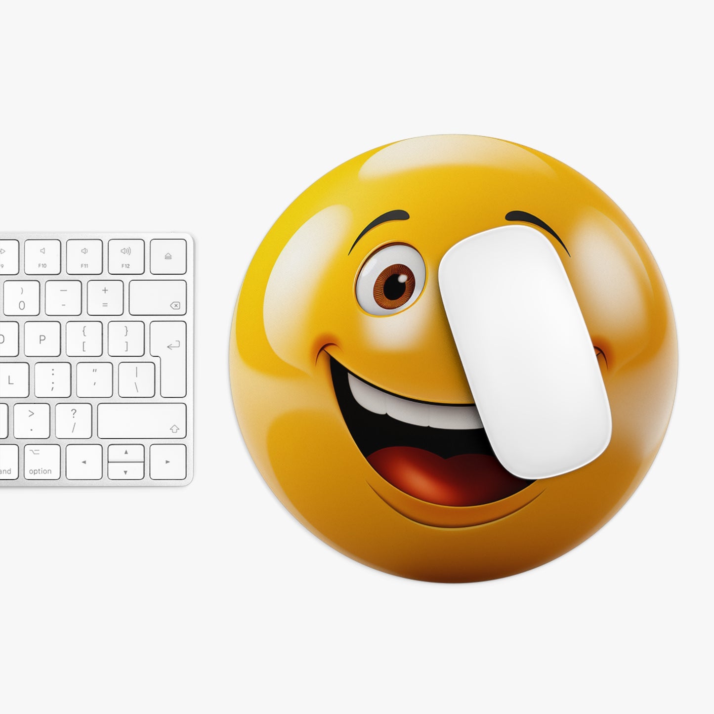 Happy Emoji Mouse Pad