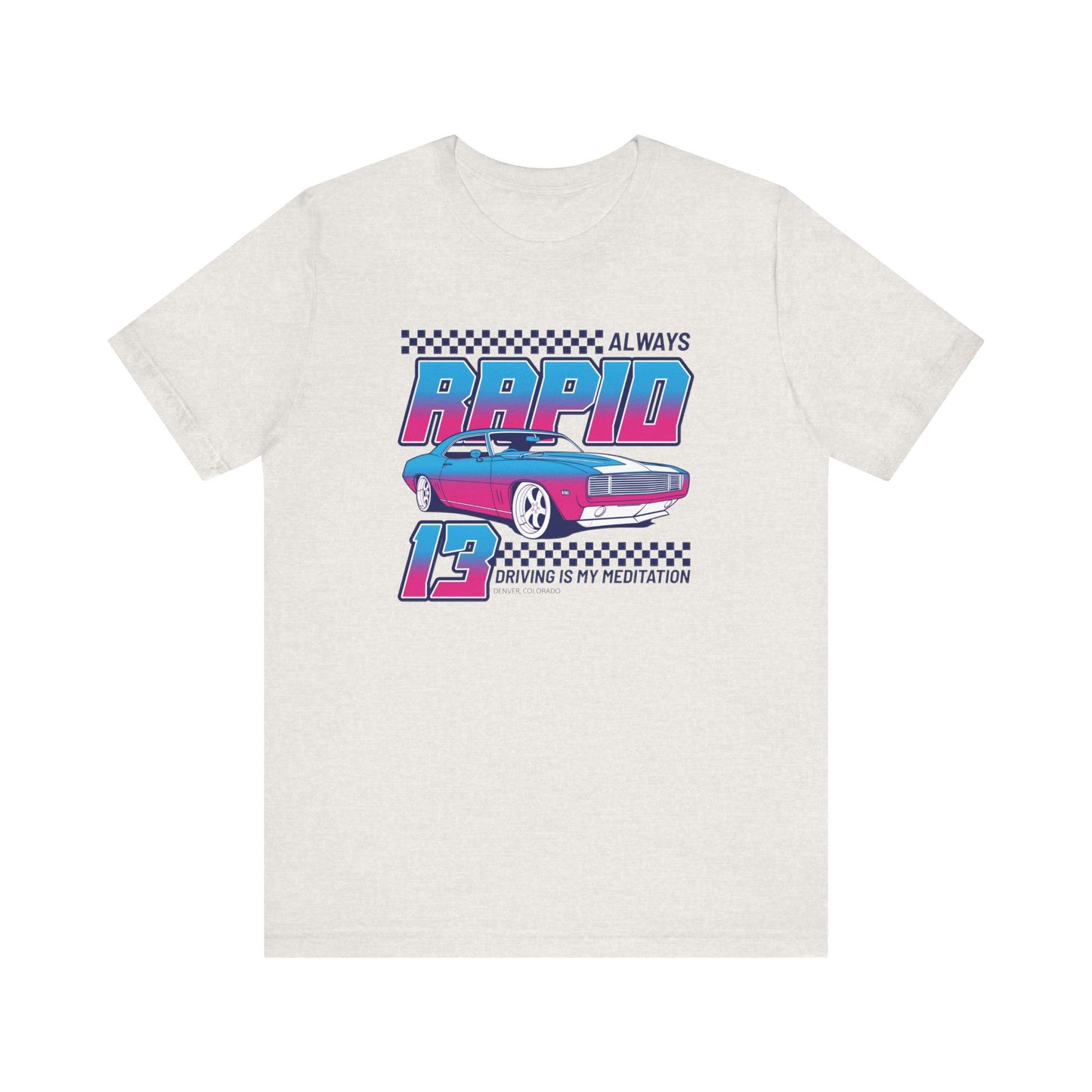 Always Rapid Driving Is My Meditation Unisex Jersey Short Sleeve Tee