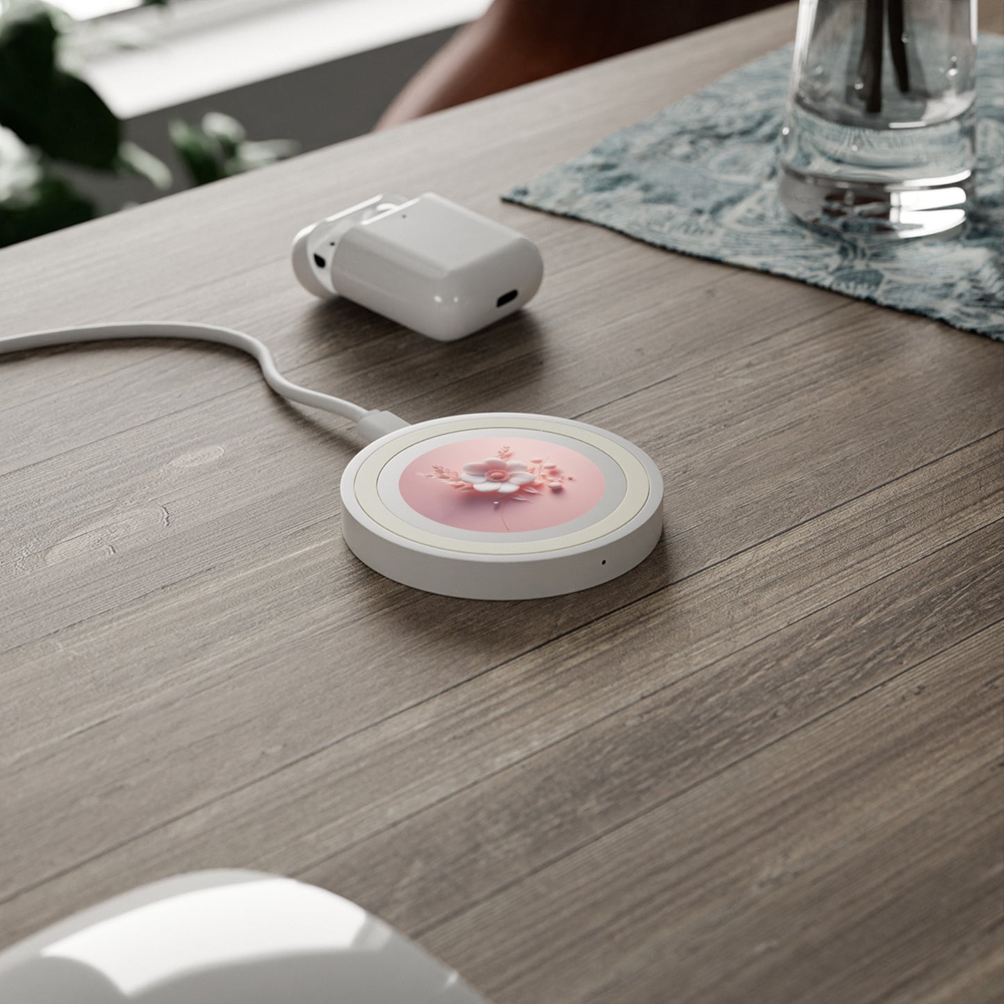 Pink Dreamscape Quake Wireless Charging Pad