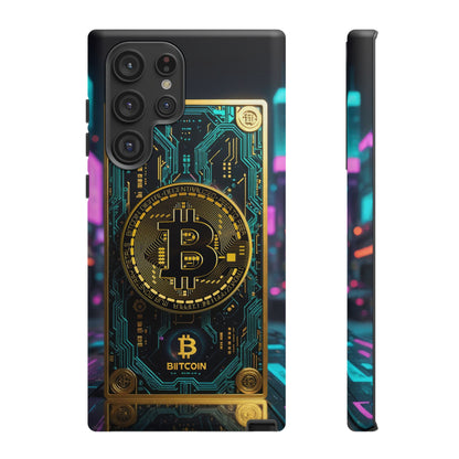 Bitcoin Samsung Phone Case - Tough Cases with Cryptocurrency Design