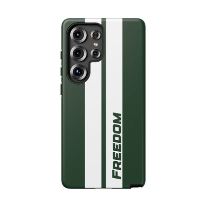 Freedom Tough Case, Olive Green Motorsport-Inspired Cove