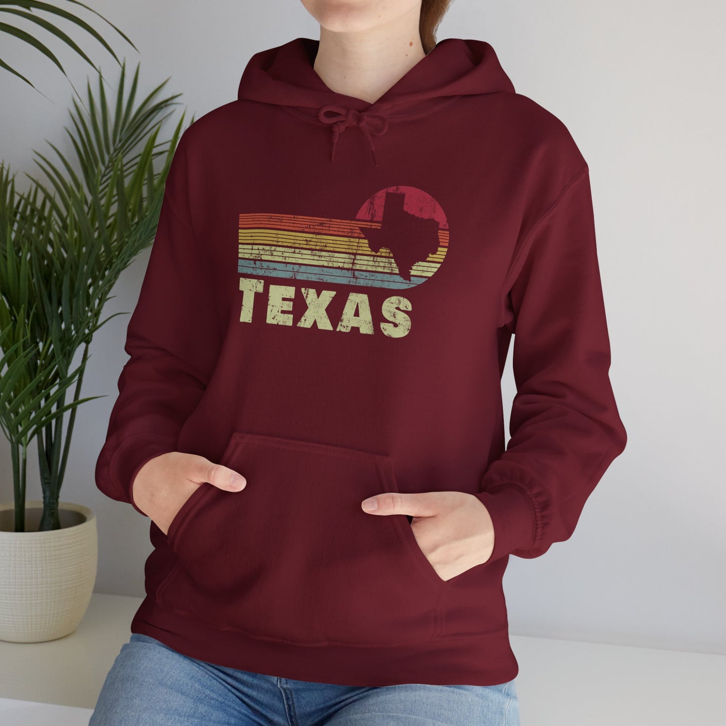 Texas Unisex Heavy Blend™ Hooded Sweatshirt