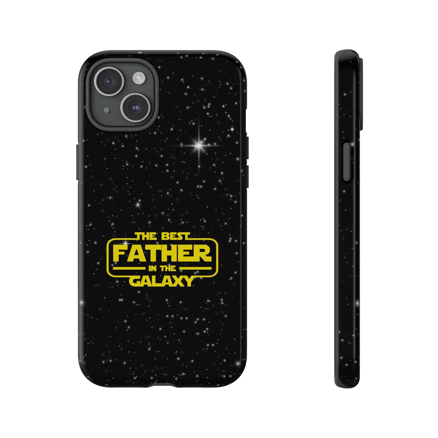 Galaxy-Themed iPhone Tough Case - Perfect Gift for the Best Father