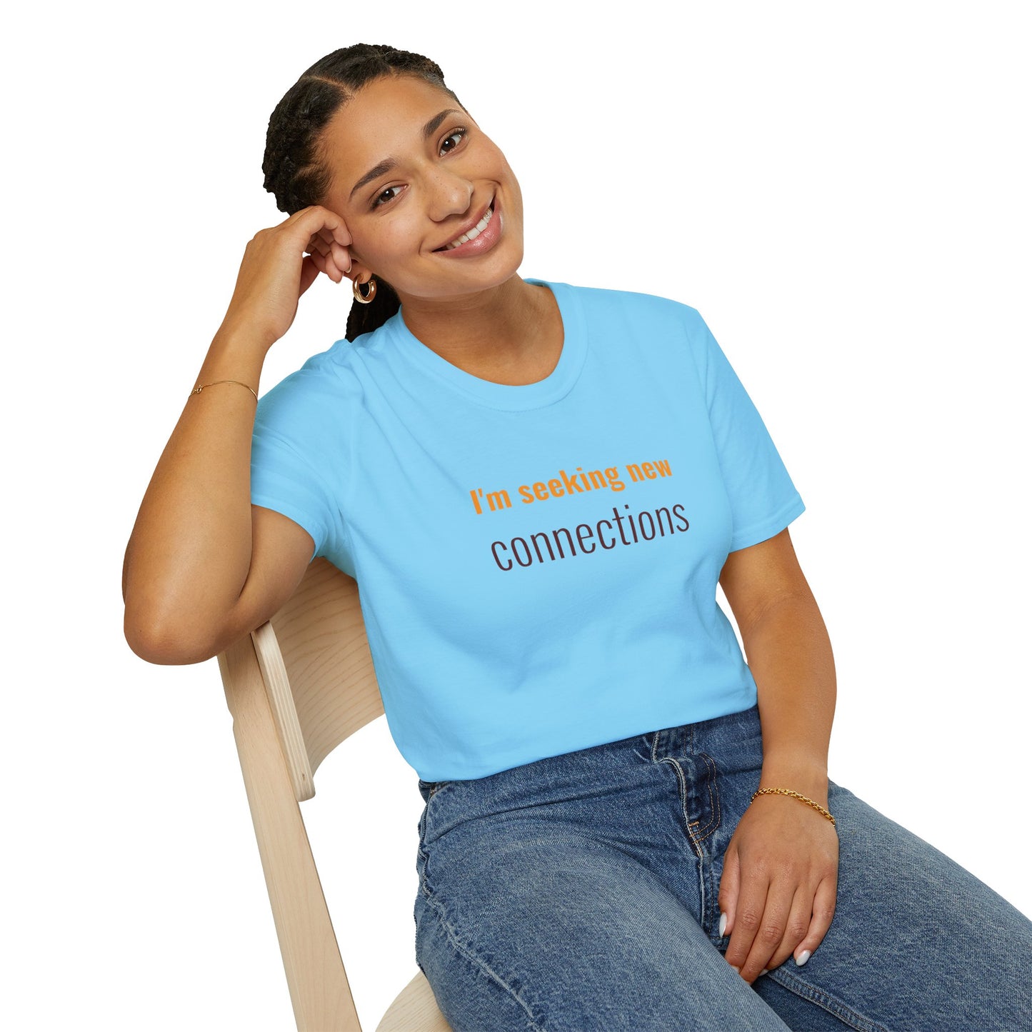 I'm Seeking New Connection Unisex Softstyle T-Shirt