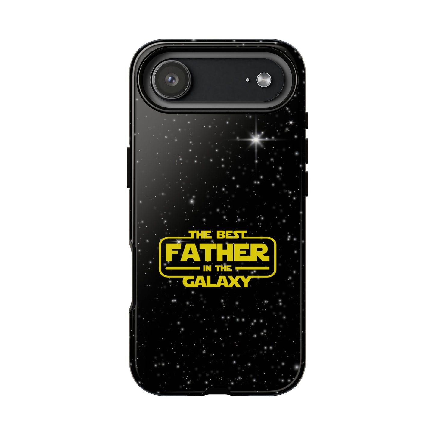 Galaxy-Themed iPhone Tough Case - Perfect Gift for the Best Father