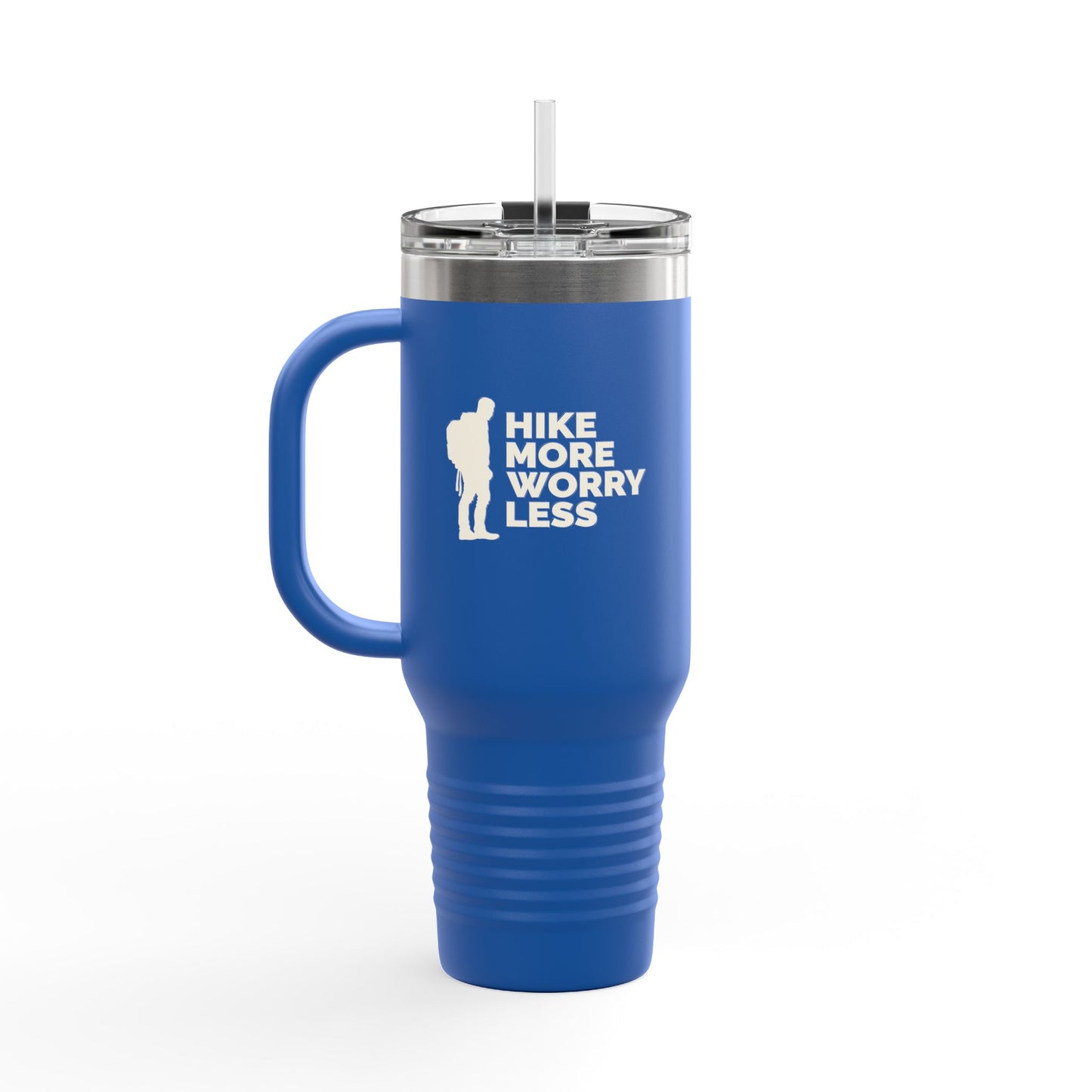Hike More Worry Less Travel Mug, 40oz