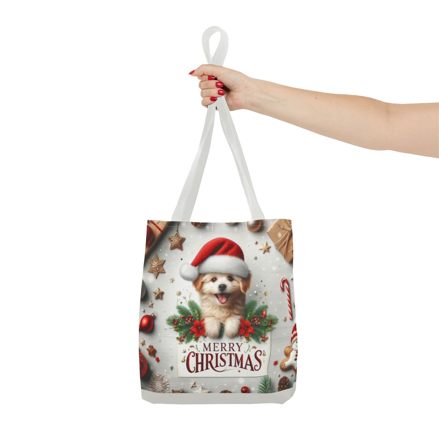 Jingle Paws Tote Bag (AOP)