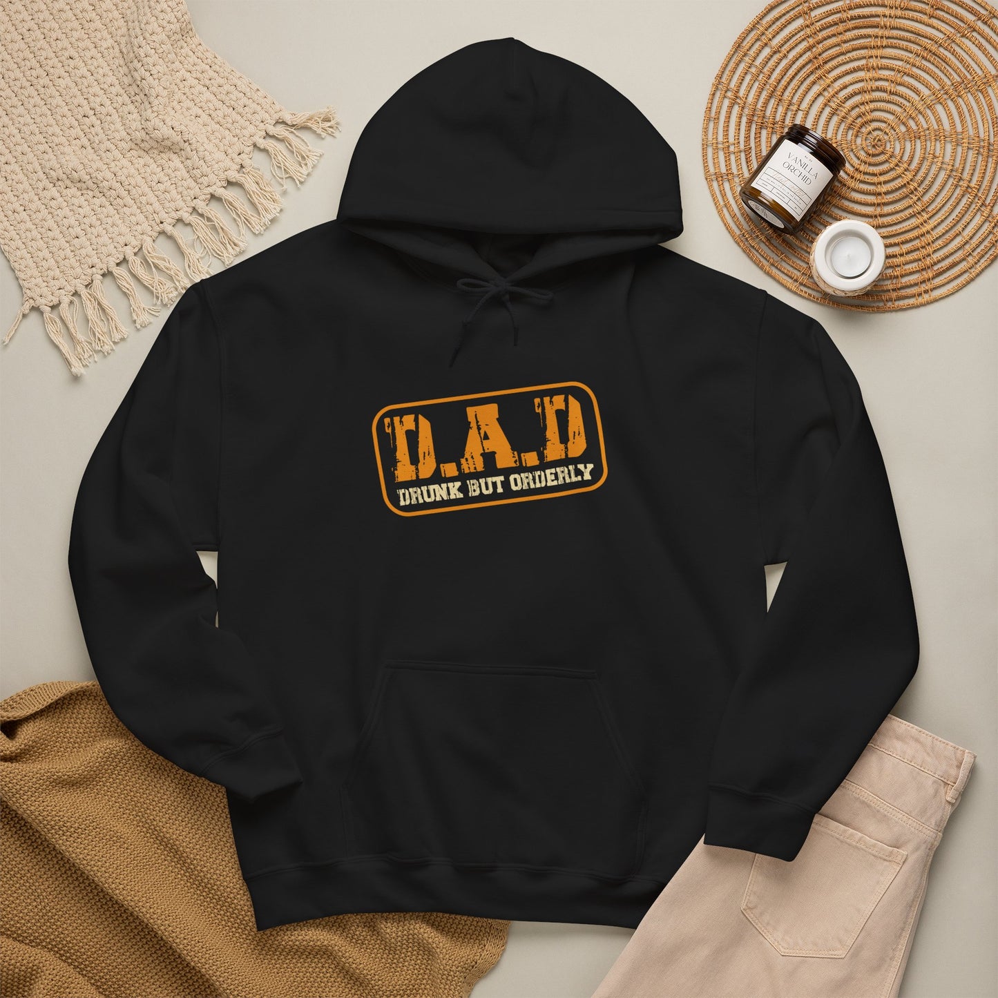 Dad Humor Hoodie - Drunk But Disorderly Heavy Blend Sweatshirt