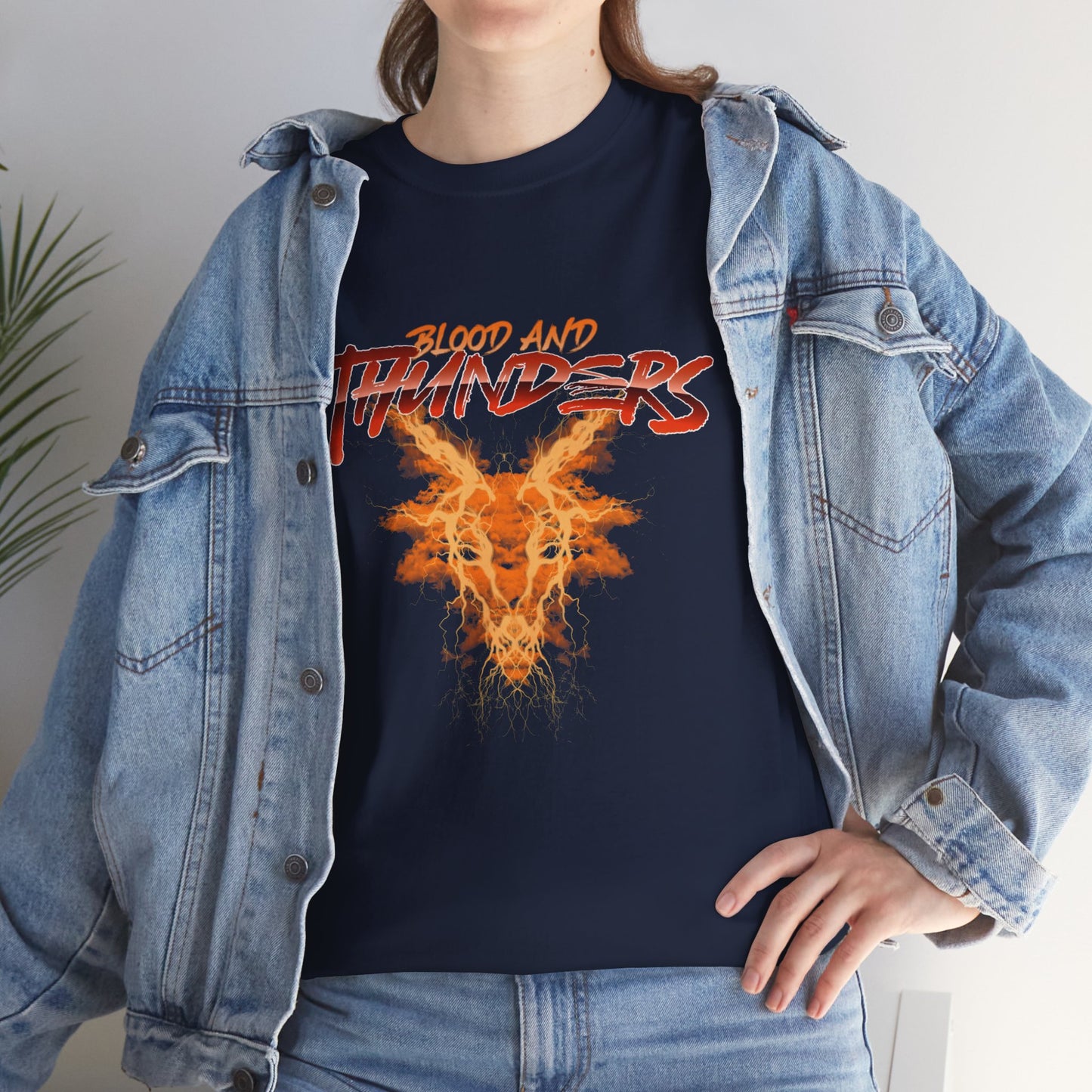 Blood and Thunders Unisex Heavy Cotton Tee