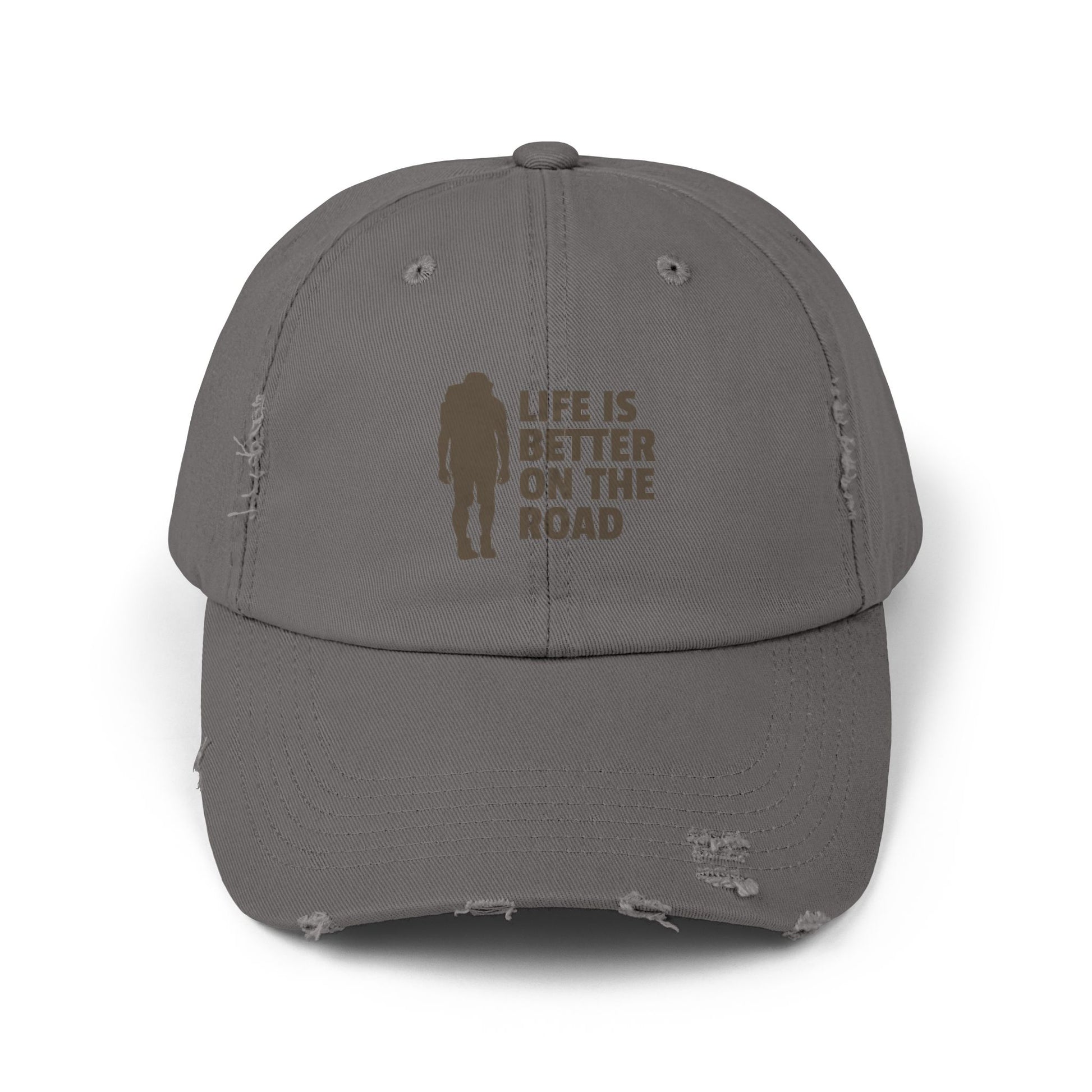 Life Is Better On The Road Unisex Distressed Cap