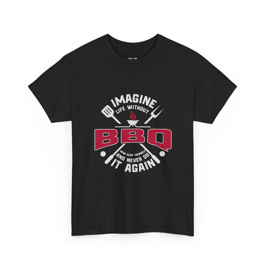 BBQ Lovers Unisex Heavy Cotton Tee - 'Imagine Life Without BBQ'