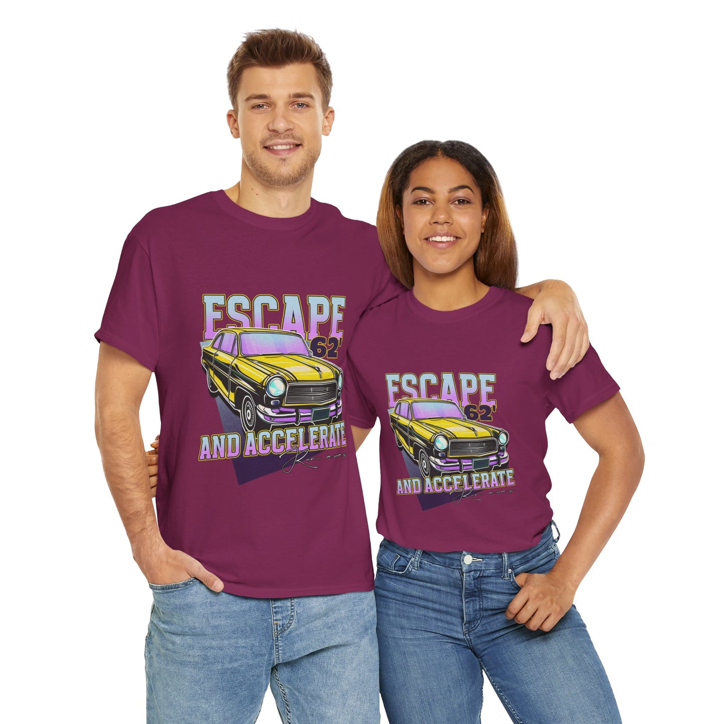 Camiseta de manga corta unisex Escape And Accelerate 