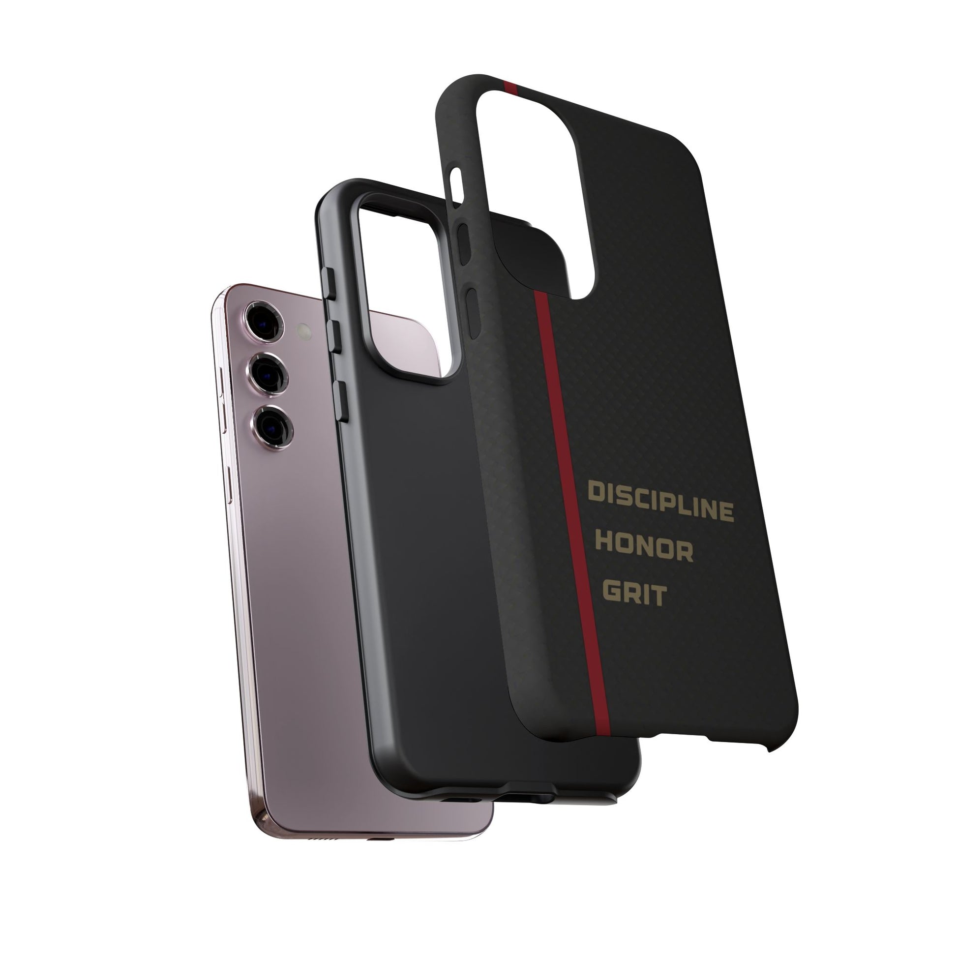 Discipline, Honor, Grit Impact-Resistant Phone Case