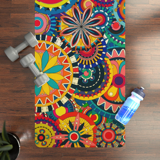 Mandala Pop Rubber Yoga Mat