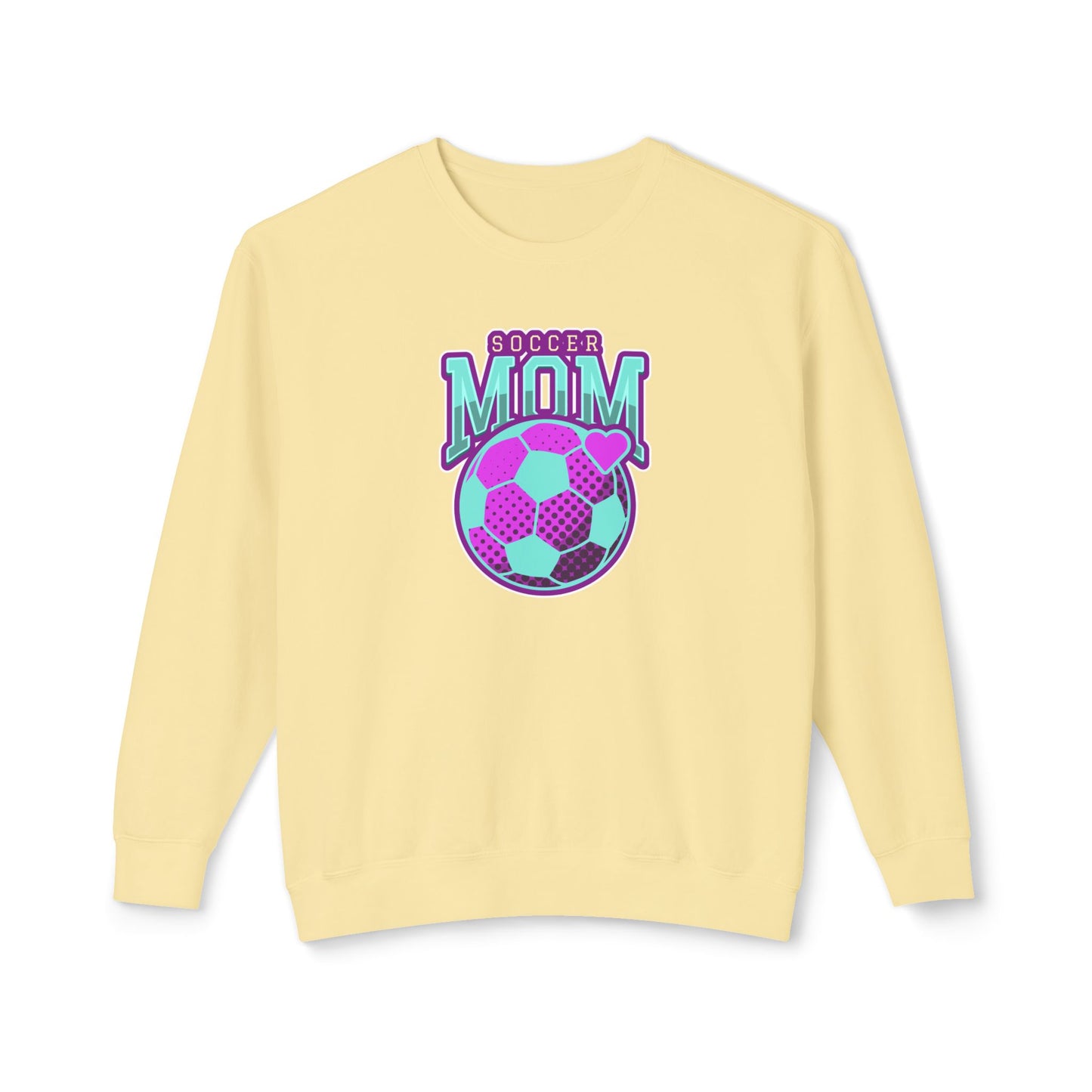 Soccer Mom Unisex Lightweight Crewneck Sweatshirt