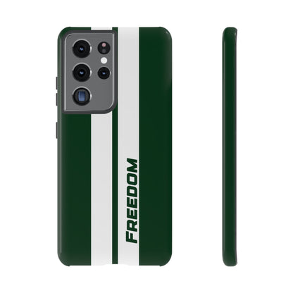 Freedom Tough Case, Olive Green Motorsport-Inspired Cove