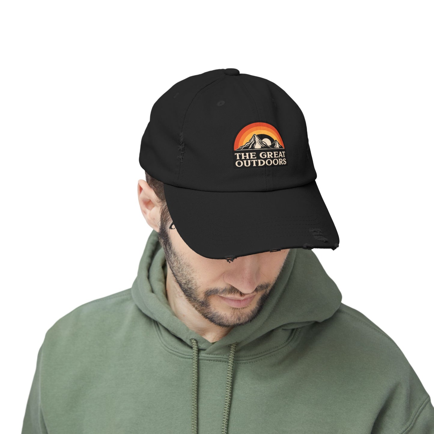 The Great Outdoors Unisex Distressed Cap