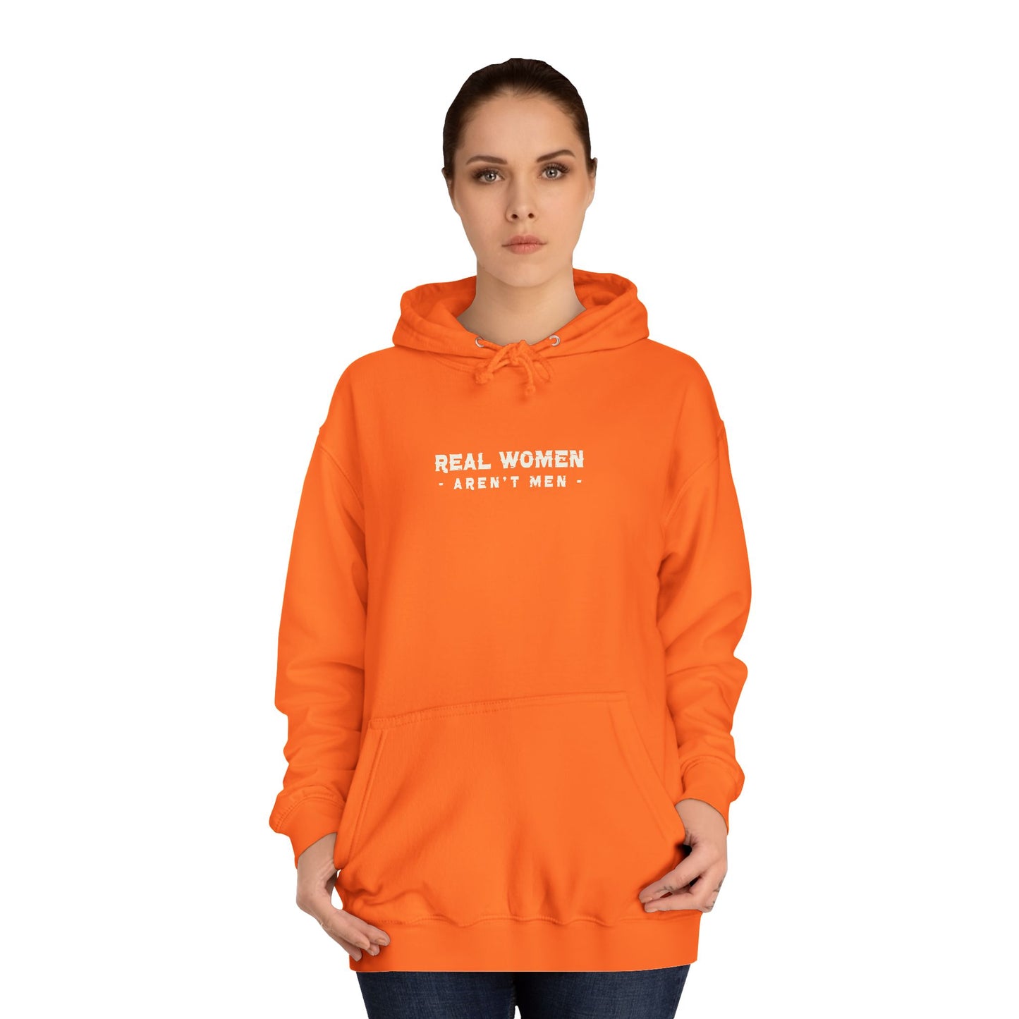 Real Women Unisex College Hoodie 80% cotton 20% polyester