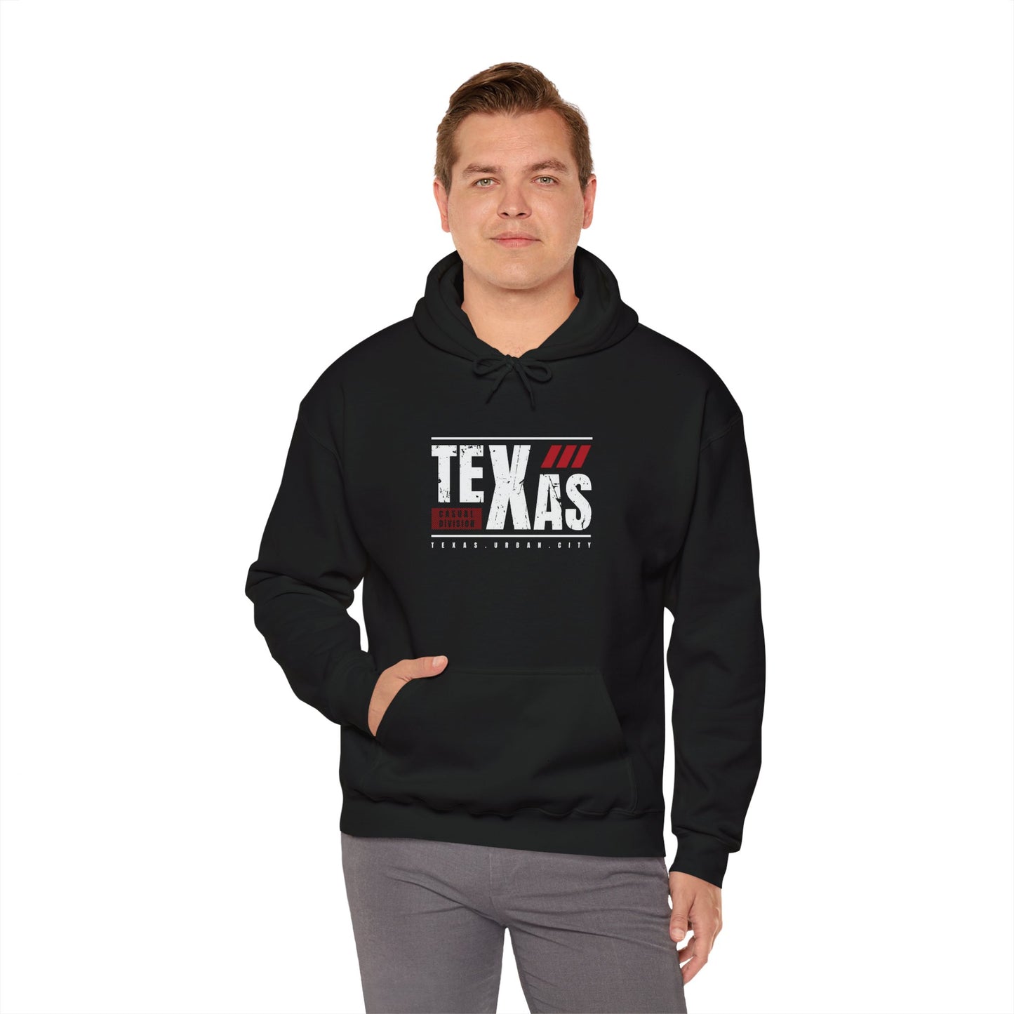 Texas Unisex Heavy Blend Hoodie - Bold Design for Everyday Comfort