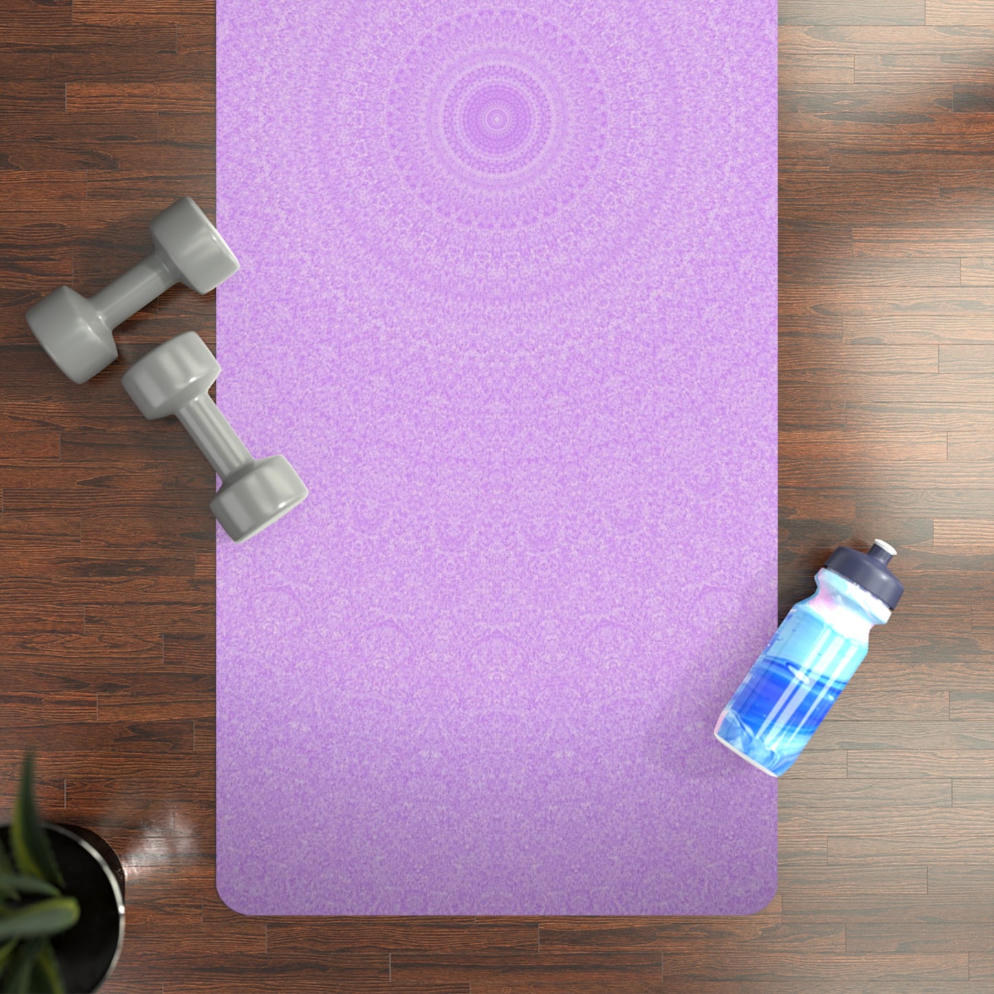 Purple Mist Rubber Yoga Mat