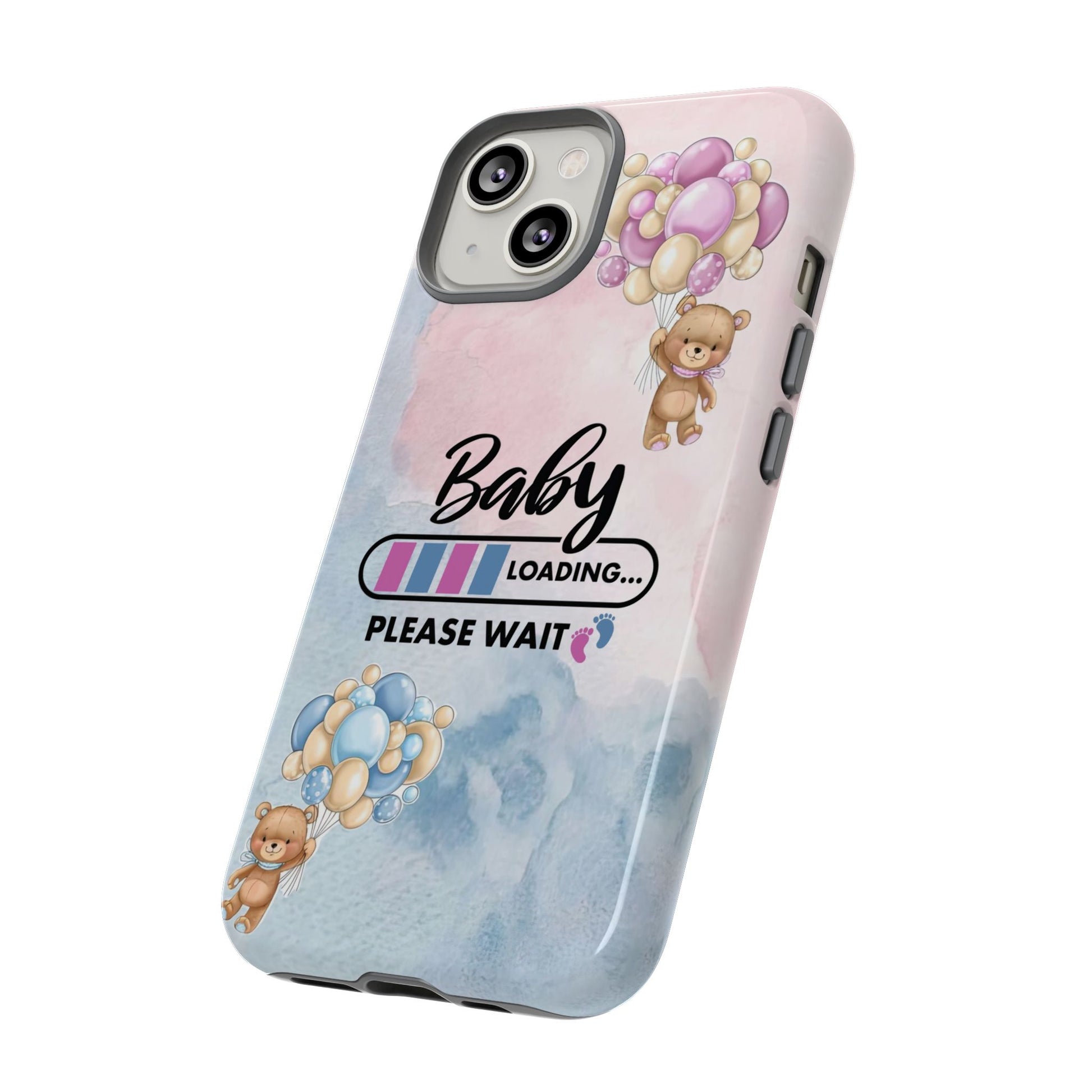 Cute Baby Loading Phone Case for iPhone - Maternity Cover for Pregnancy Reveal or Baby Shower