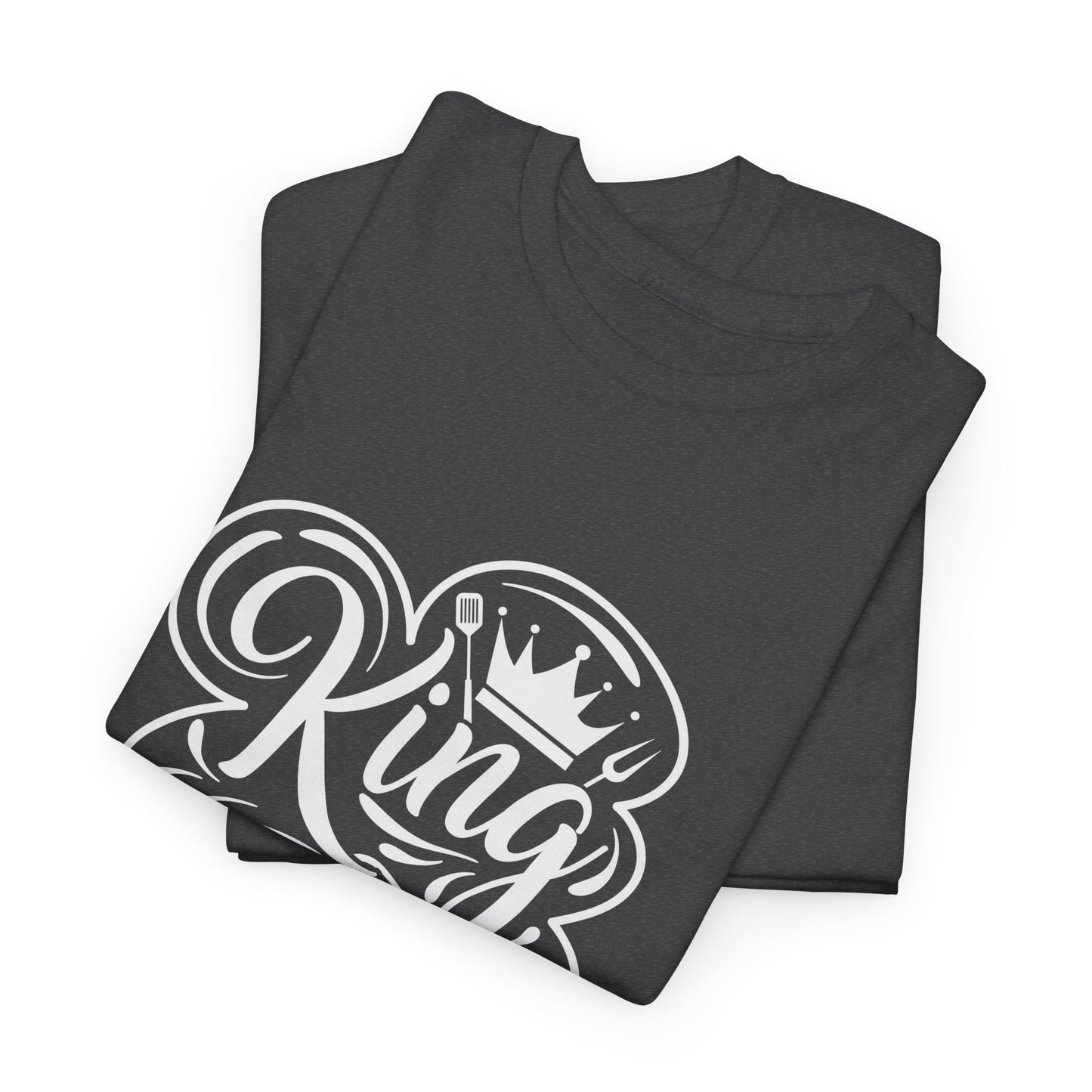 King of the Grill Heavy Cotton Tee - Perfect Gift for BBQ Lovers