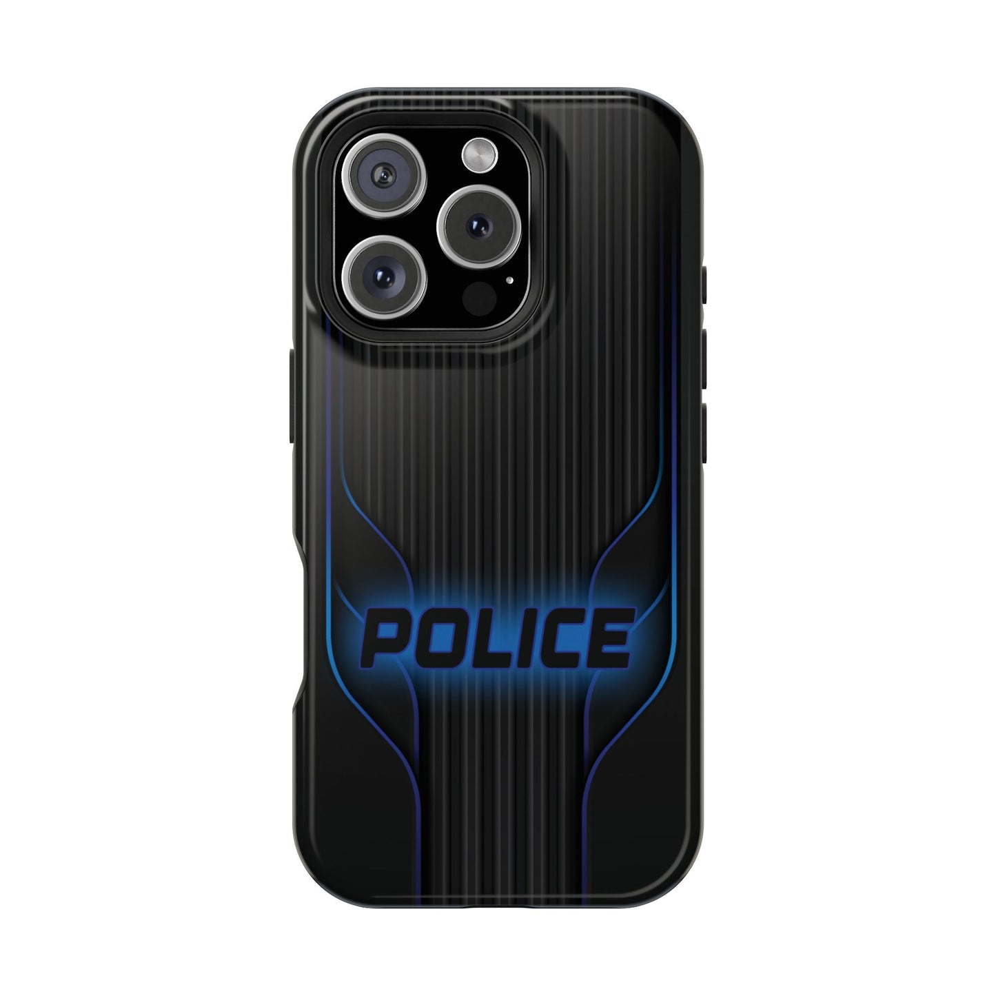 Police Magnetic Phone Cases, Blue Light