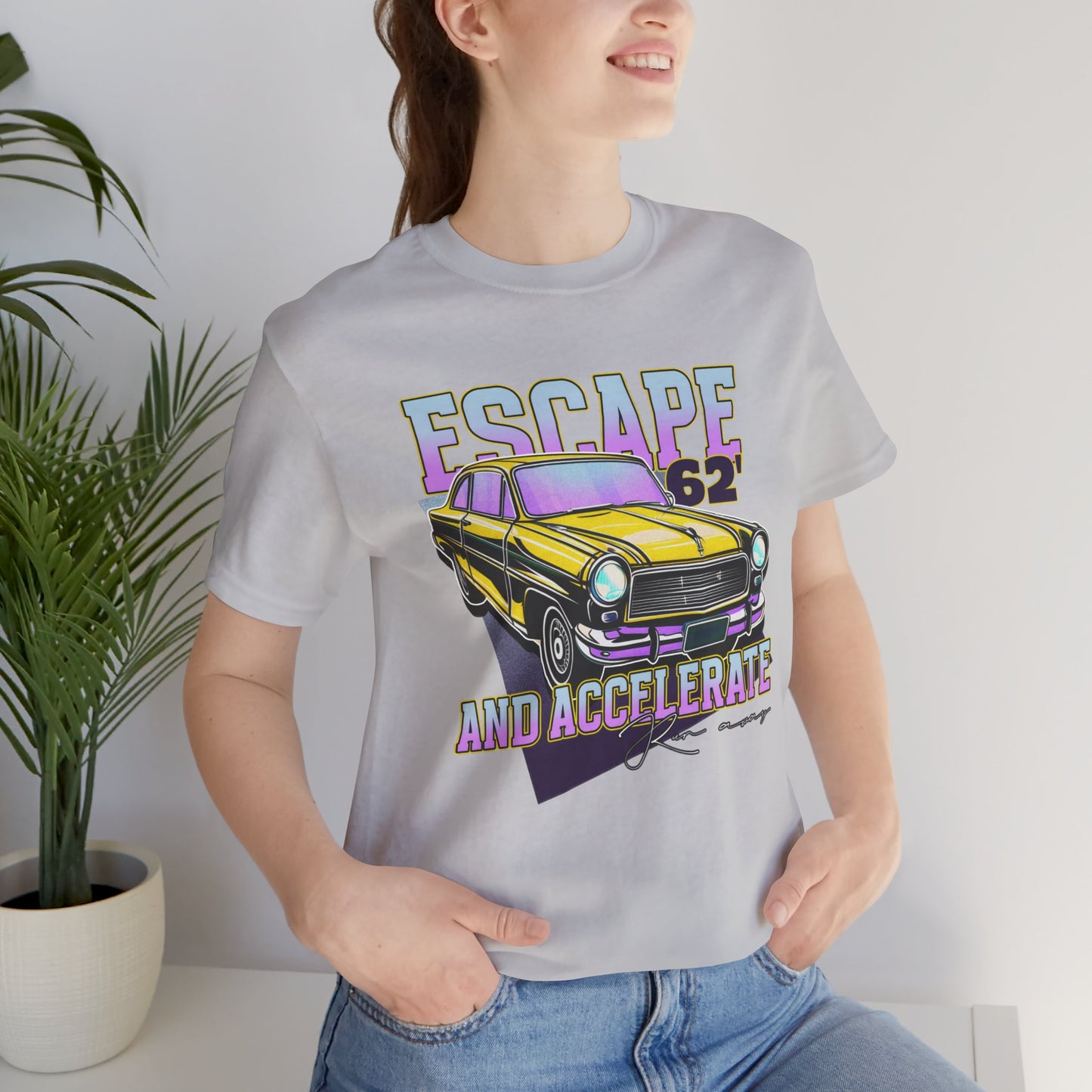 Escape And Accelerate Unisex Jersey Short Sleeve Tee