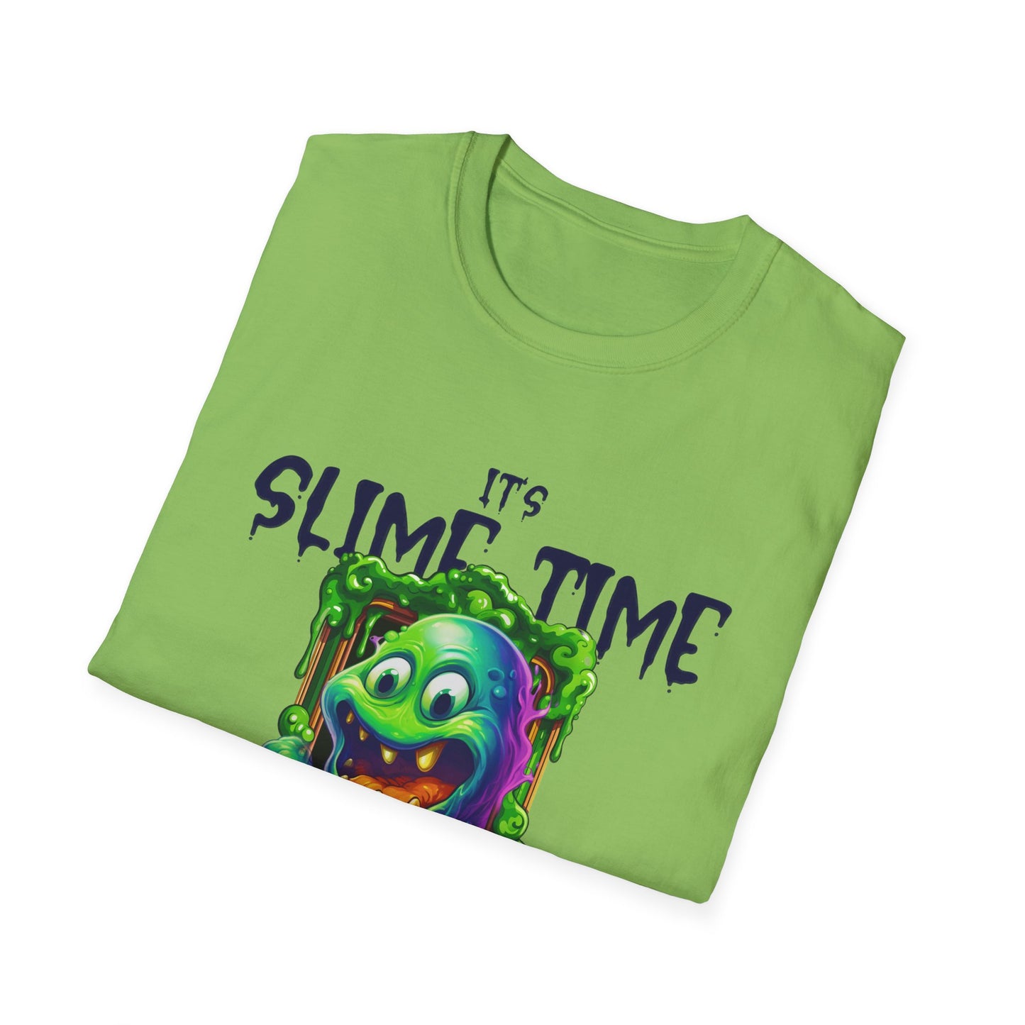 It's Slime Time Unisex Softstyle T-Shirt