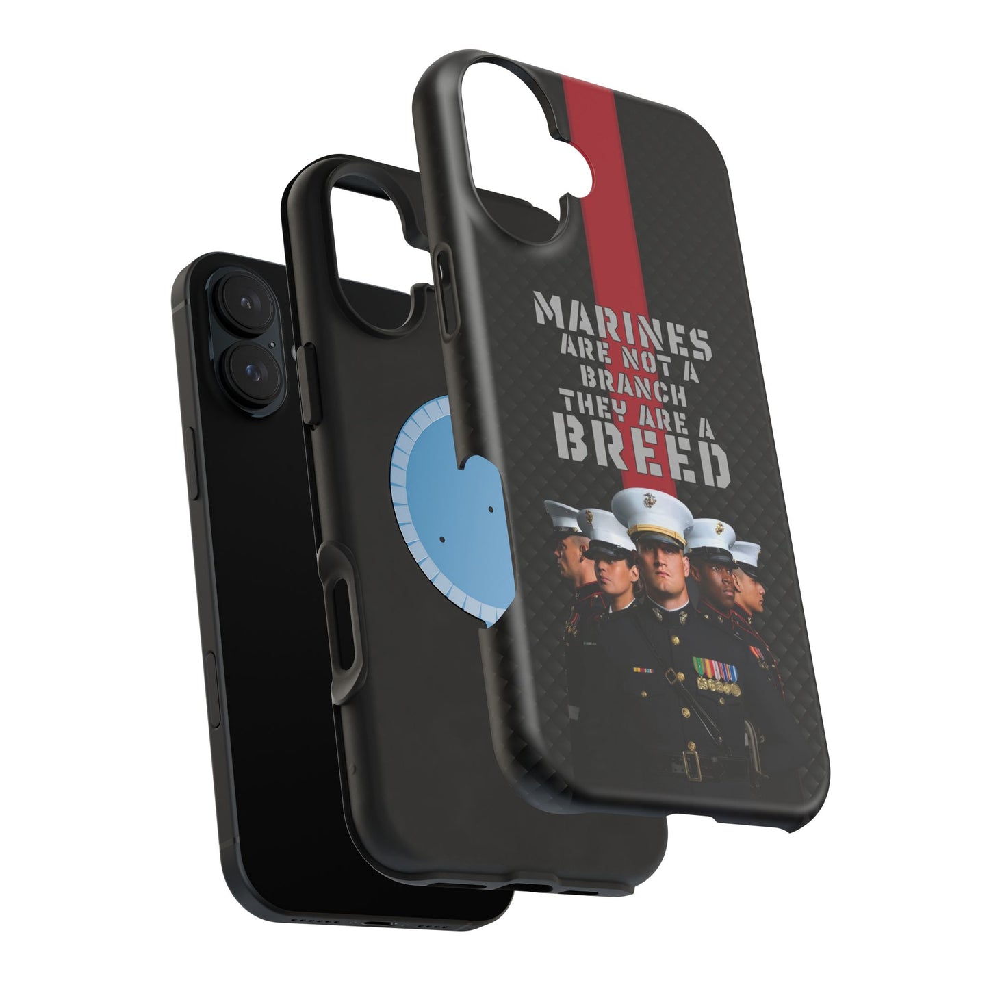 Marines Magnetic Tough Case - "Not a Branch, a Breed" Military iPhone Cover