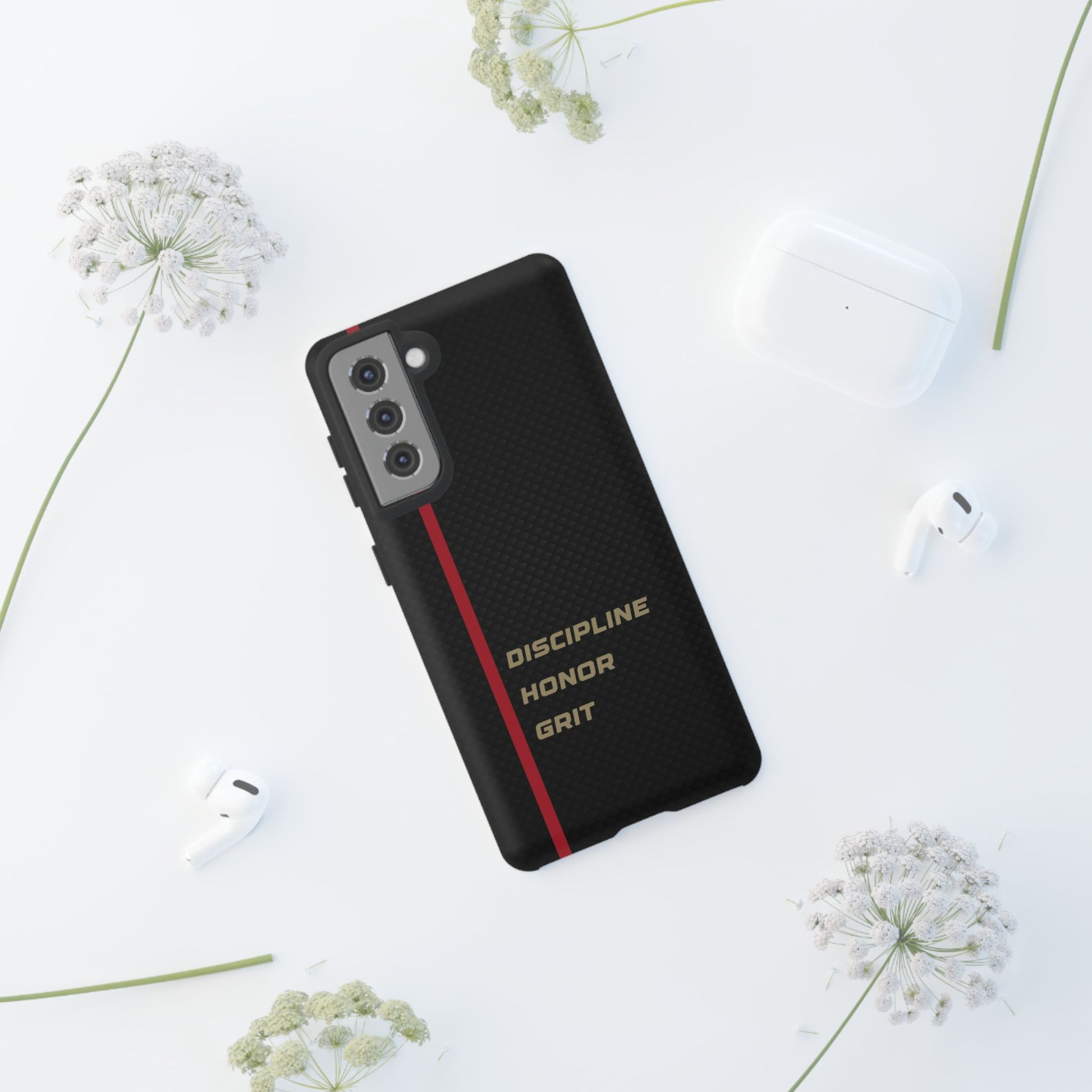 Discipline, Honor, Grit Impact-Resistant Phone Case