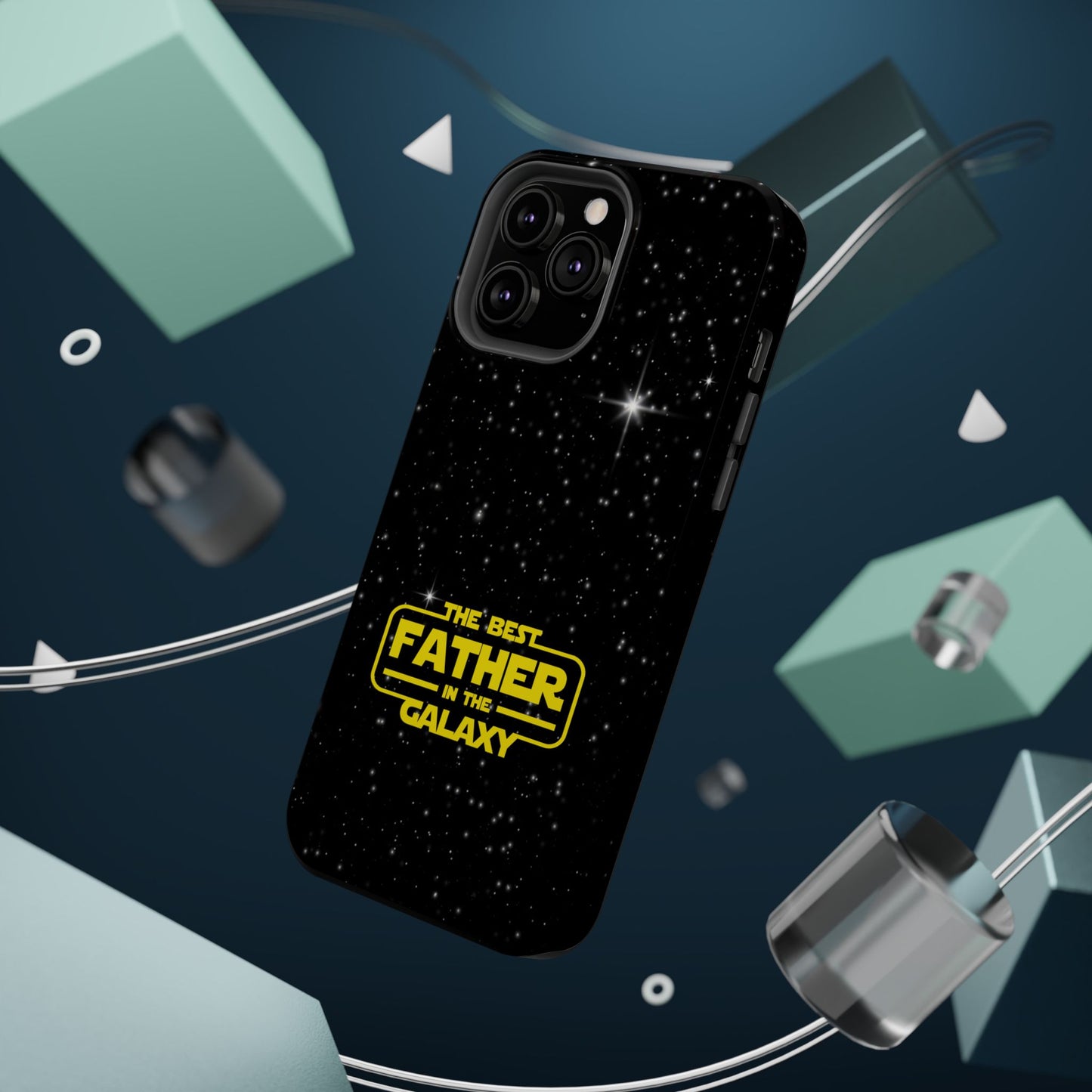 Galaxy-Themed iPhone Magnetic Case - Perfect Gift for the Best Father